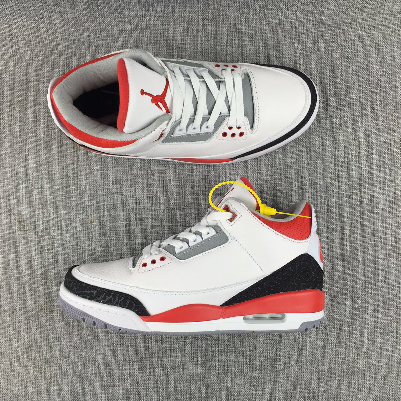 Air Jordan3 Flame Red NIKE LOGO original 136064-1207