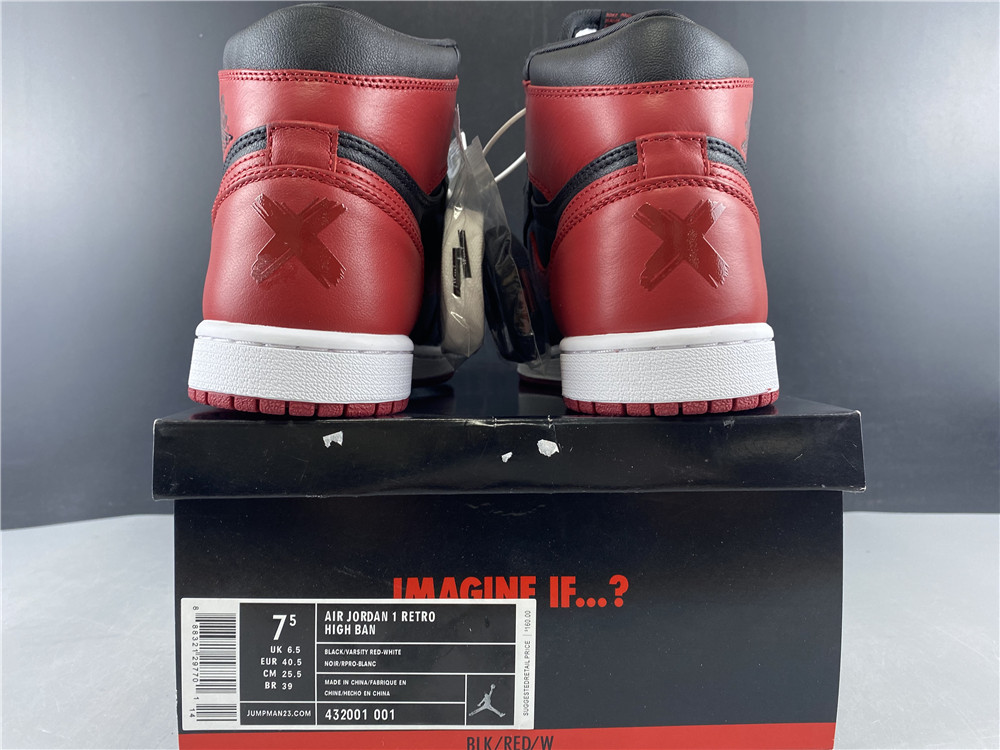 Air Jordan 1 Retro Banned (2011) 432001-001