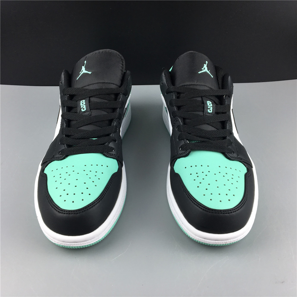 Air Jordan 1 Low Emerald Toe 553558-117