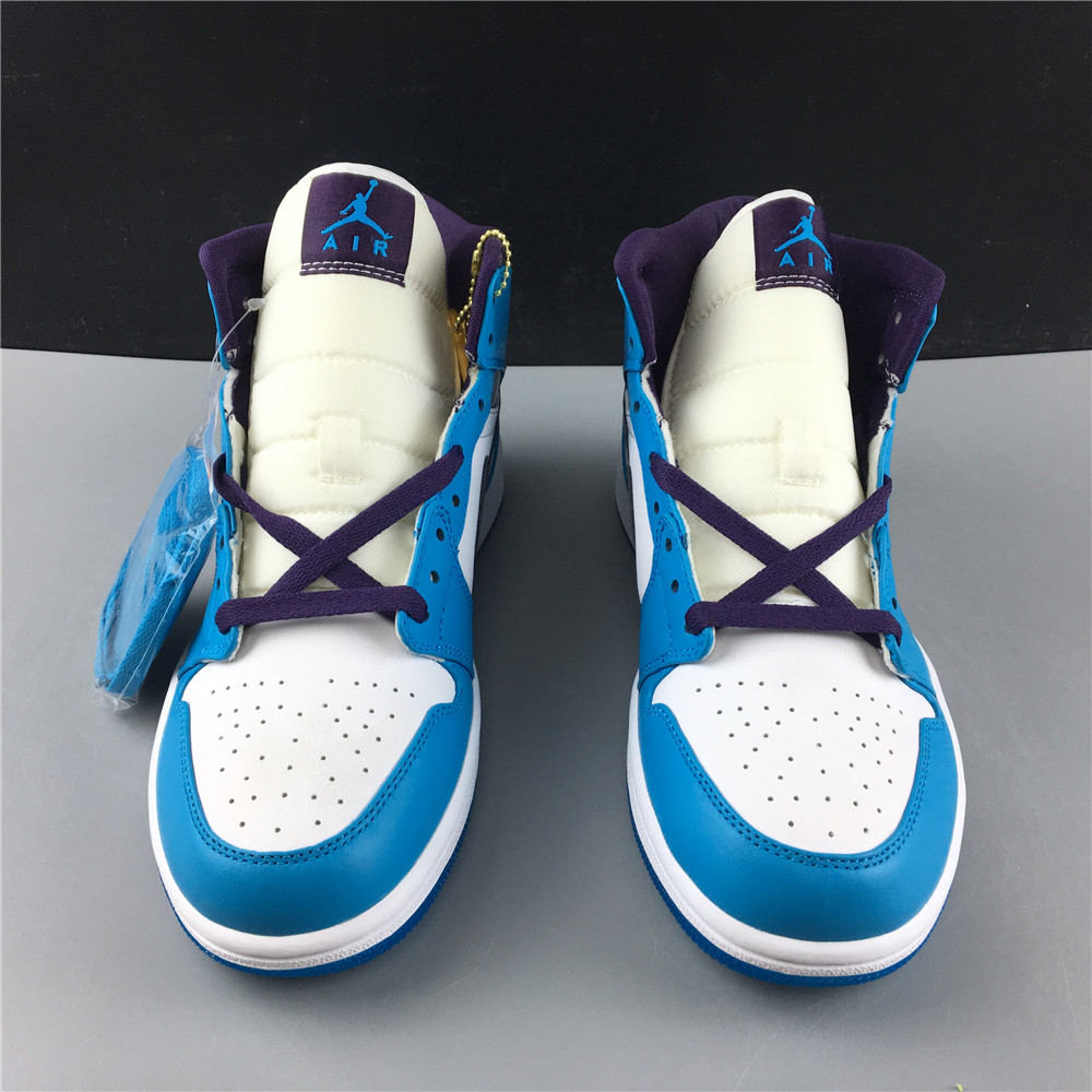 Air Jordan 1 Mid Hornets 554724-415