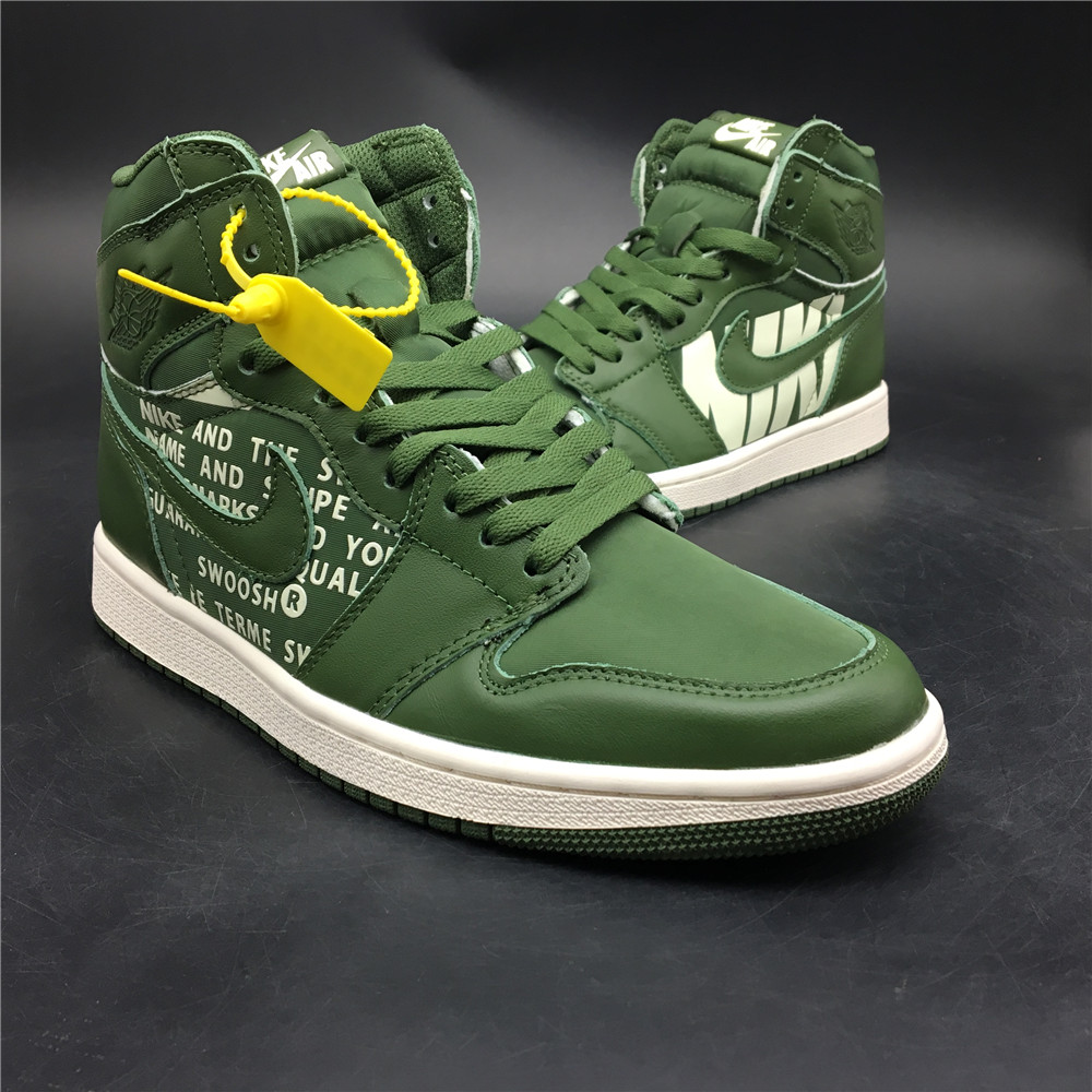 Air Jordan 1 Retro High Olive Canvas 555088-300