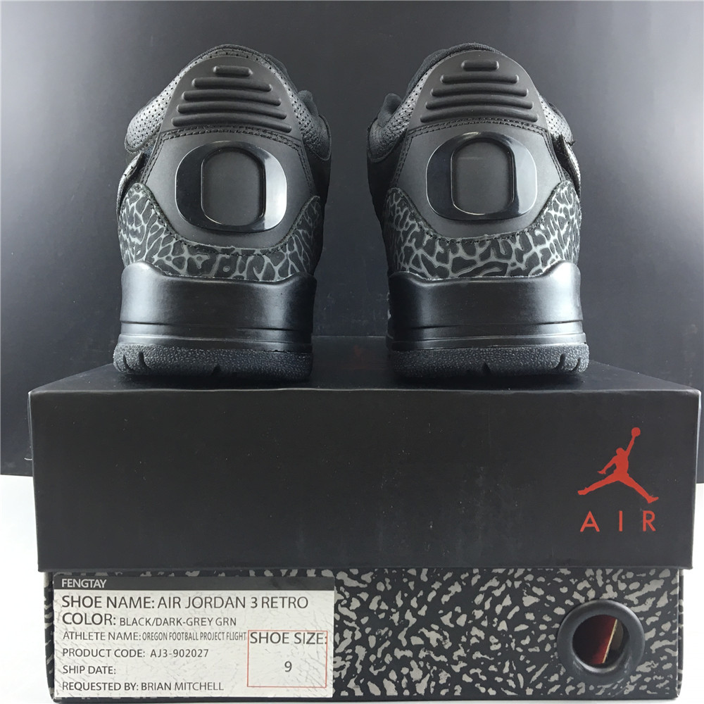 Air Jordan 3 Tinker “Black Cat” AJ3-902027