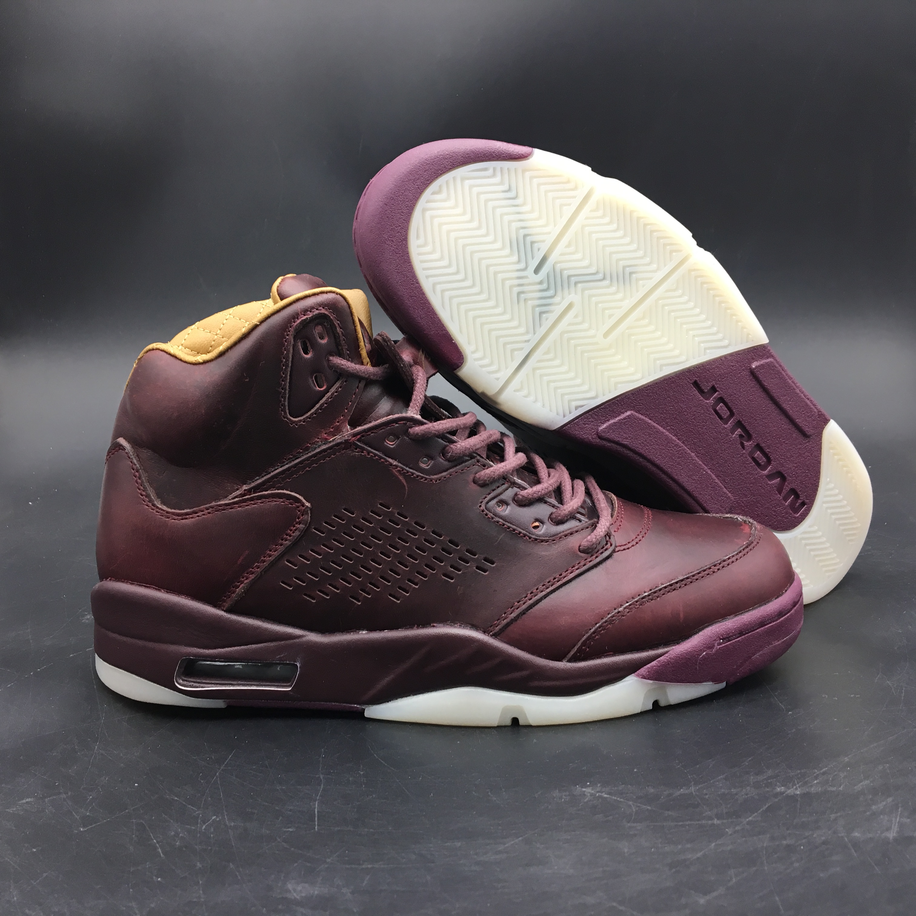 Air Jordan 5 Retro Premium Wine 881432-612