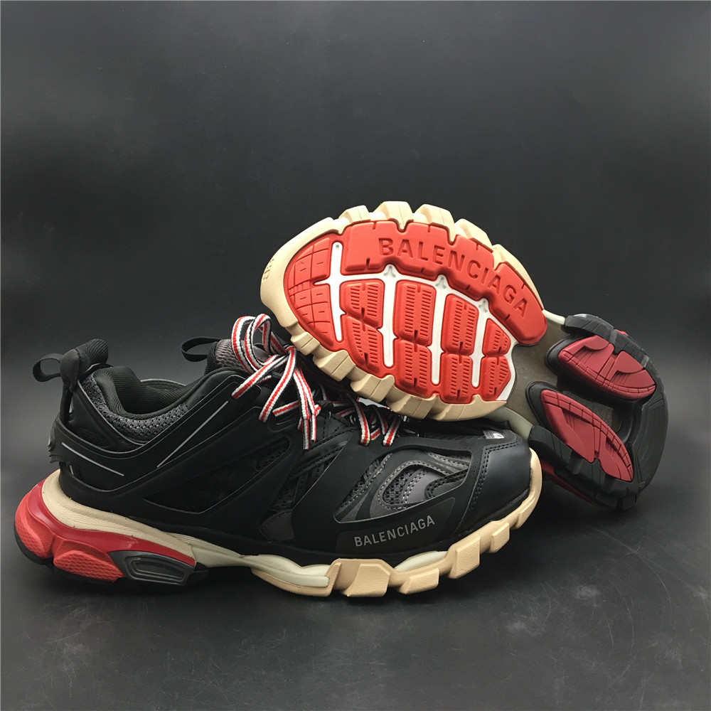 Blncig Track Trainers Black Red 542023 W1GB6 1002