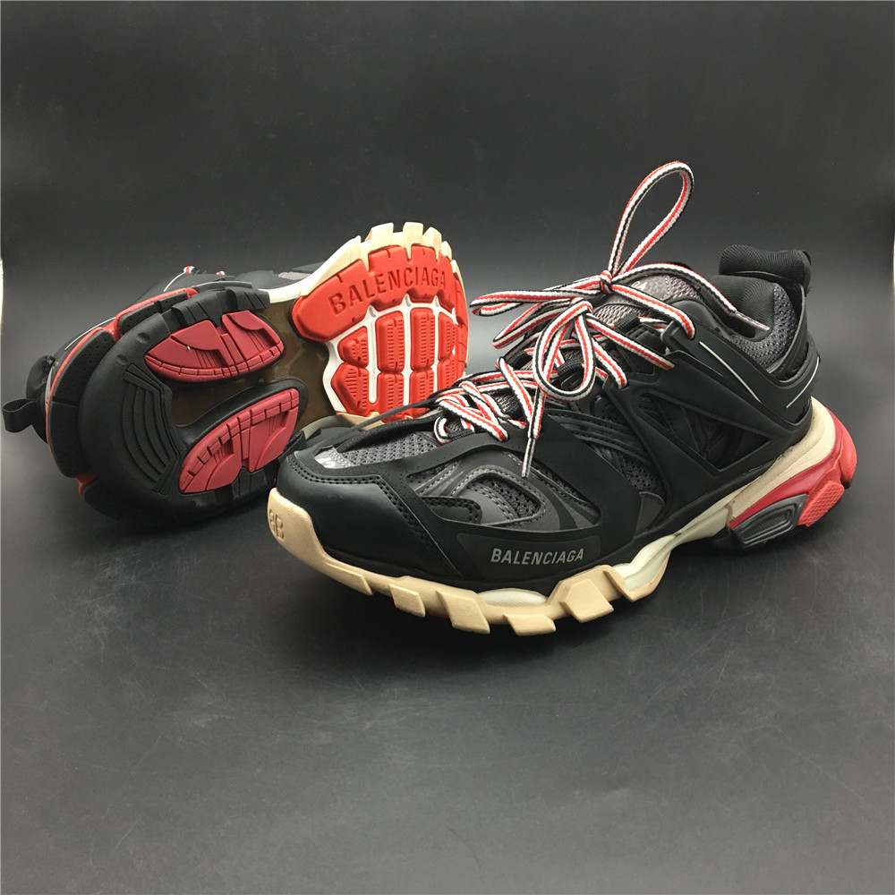Blncig Track Trainers Black Red 542023 W1GB6 1002