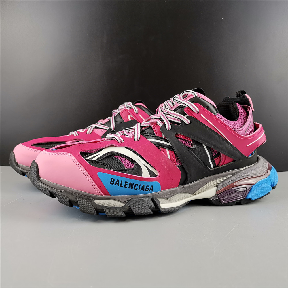 Blncig Track Trainers Pink Blue 542436 W1GB8 5482
