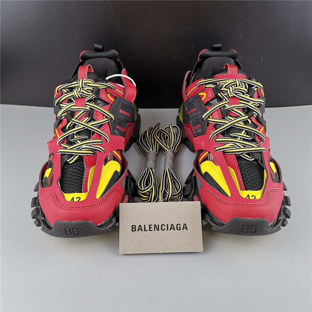 Blncig Track Trainers Burgundy Black