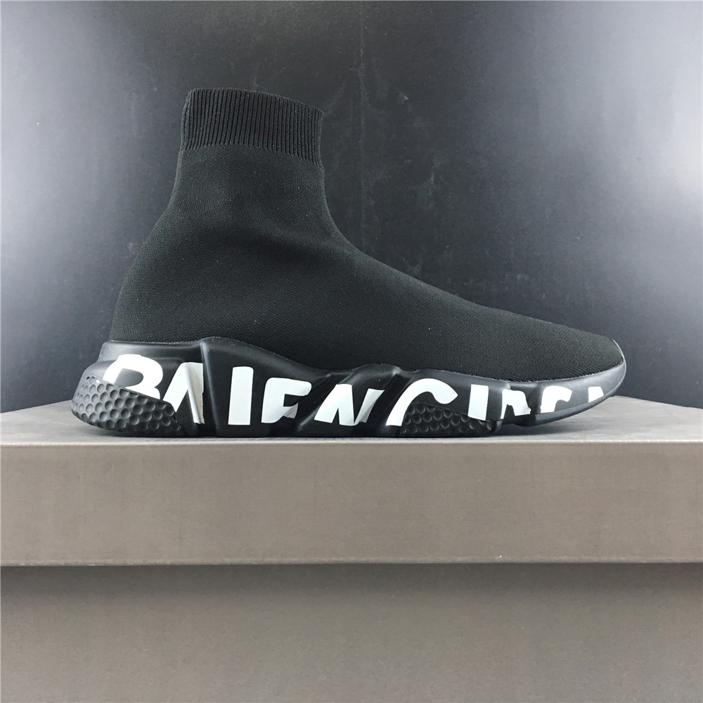 Blncig Speed Graffiti Trainers Black