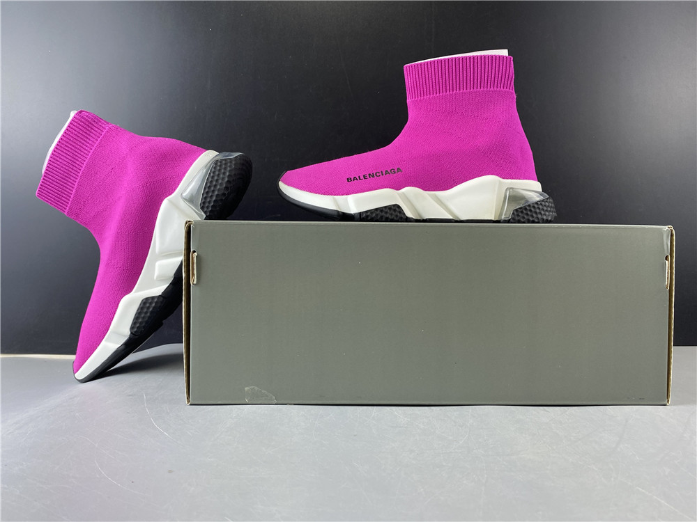 Blncig Speed Trainer Clear Sole Fuchsia