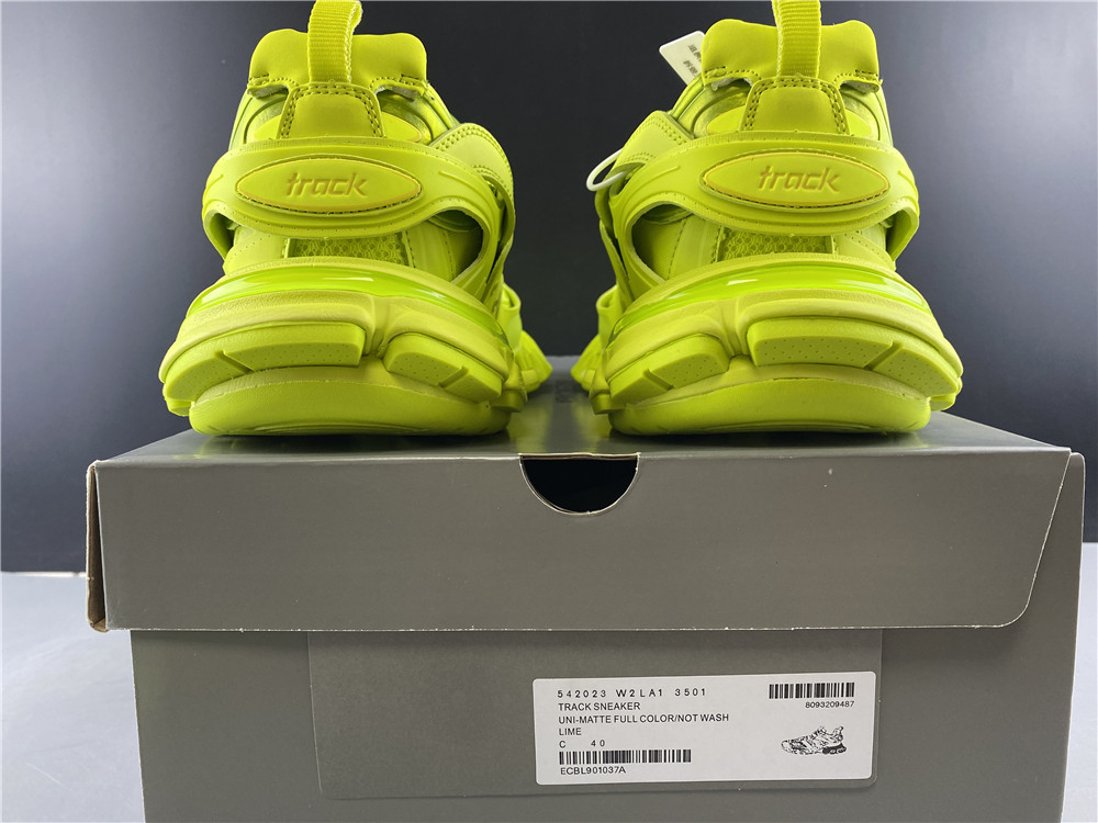 Blncig Track Trainers Lime