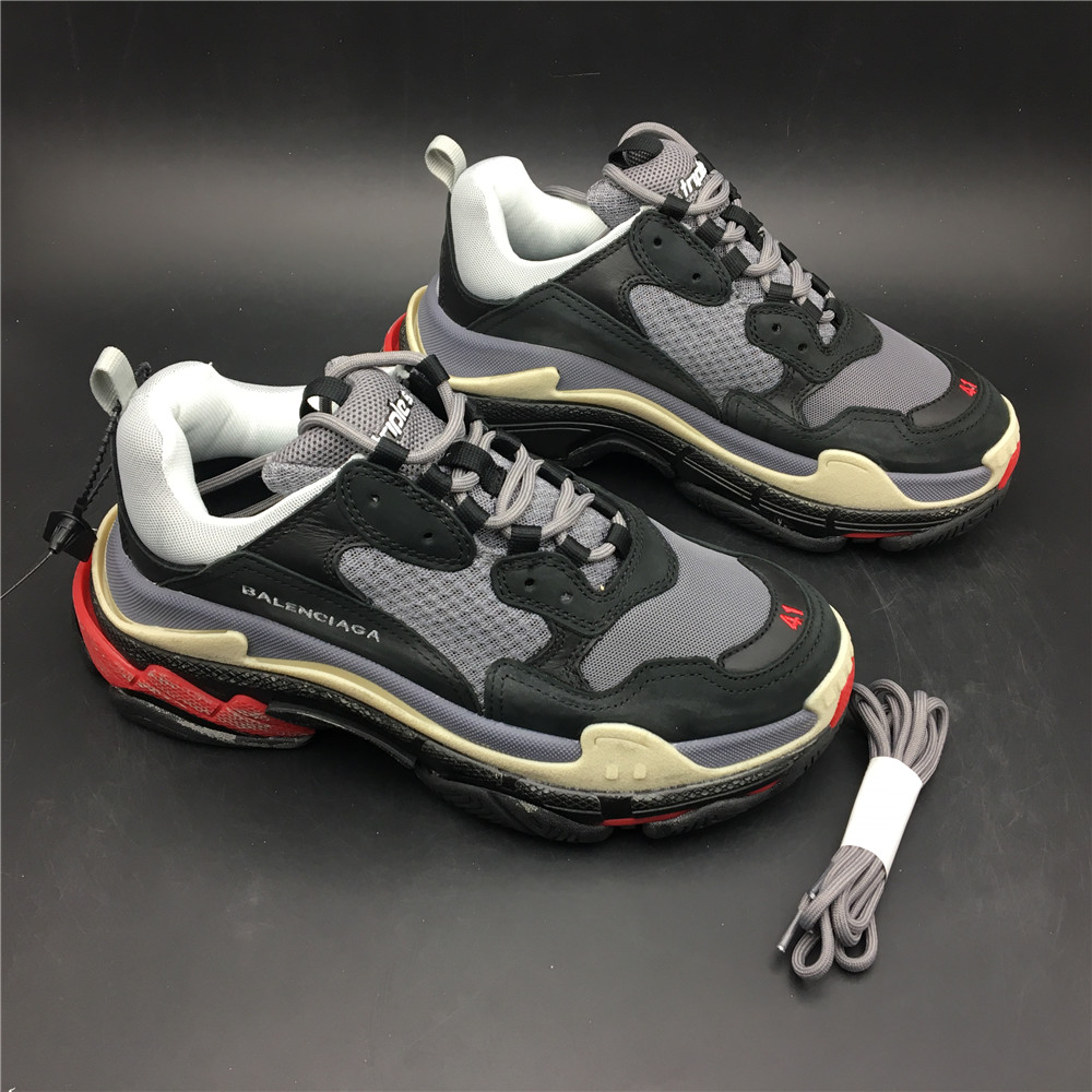 Blncig Triple S Black Grey Red