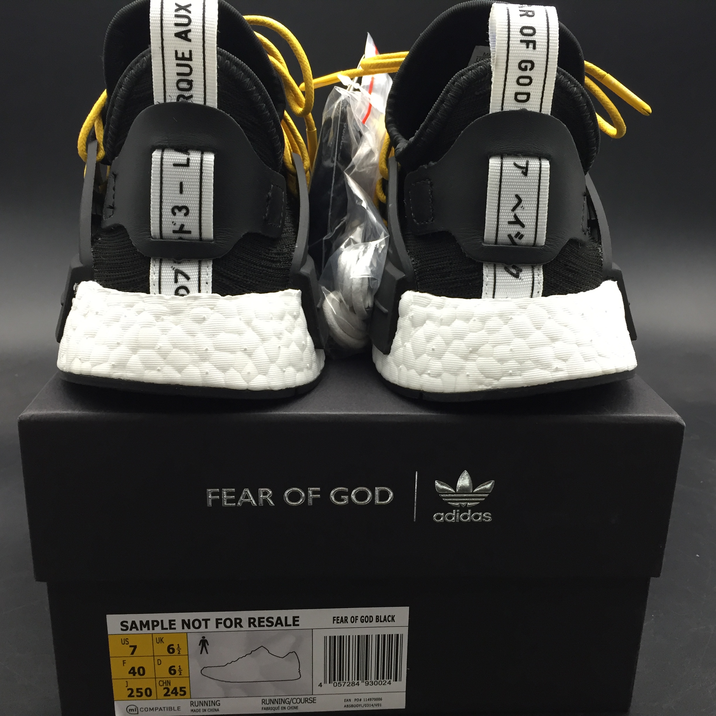 Human Race NMD Pharrell x FrfGd Black