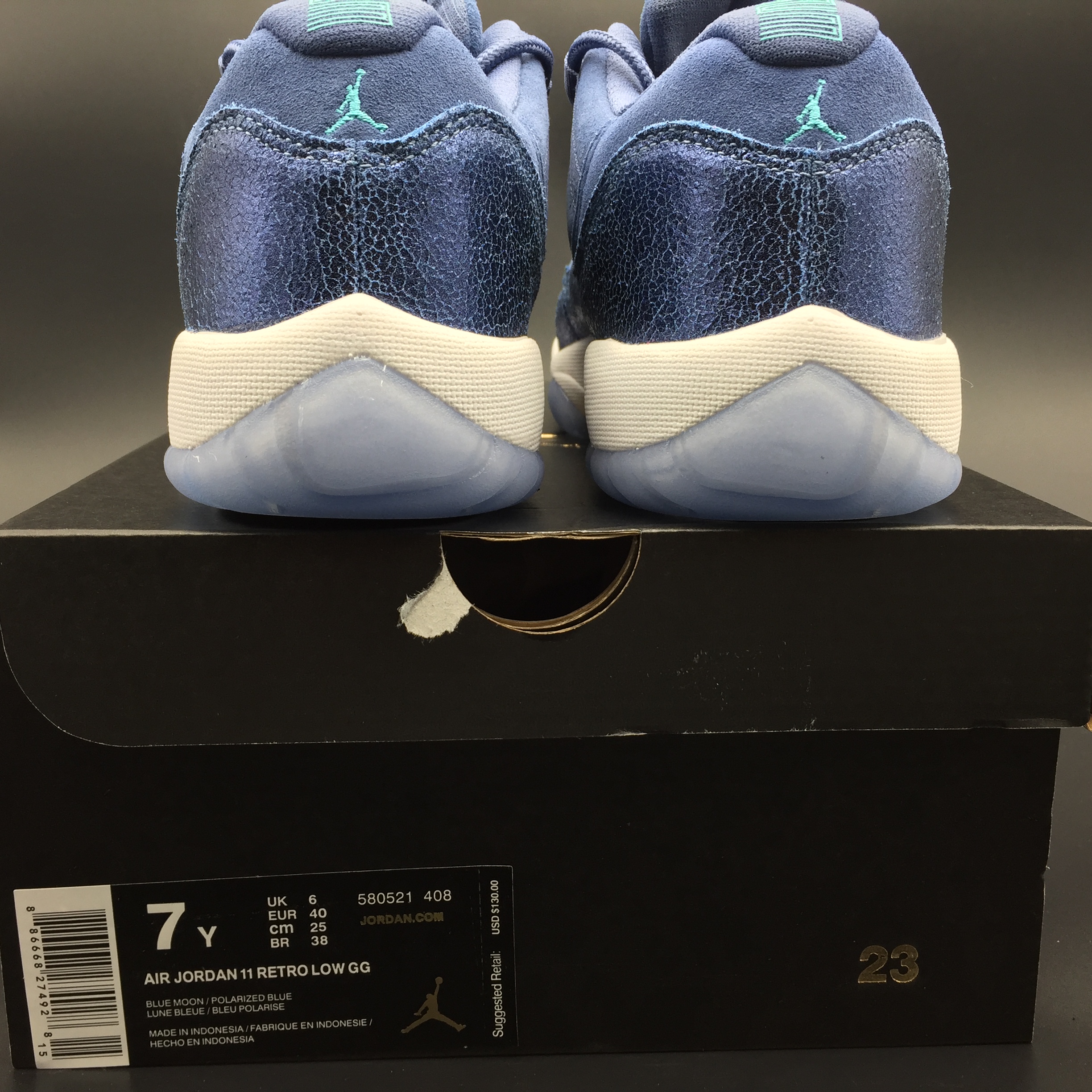 Air Jordan 11 Low GS Blue Moon