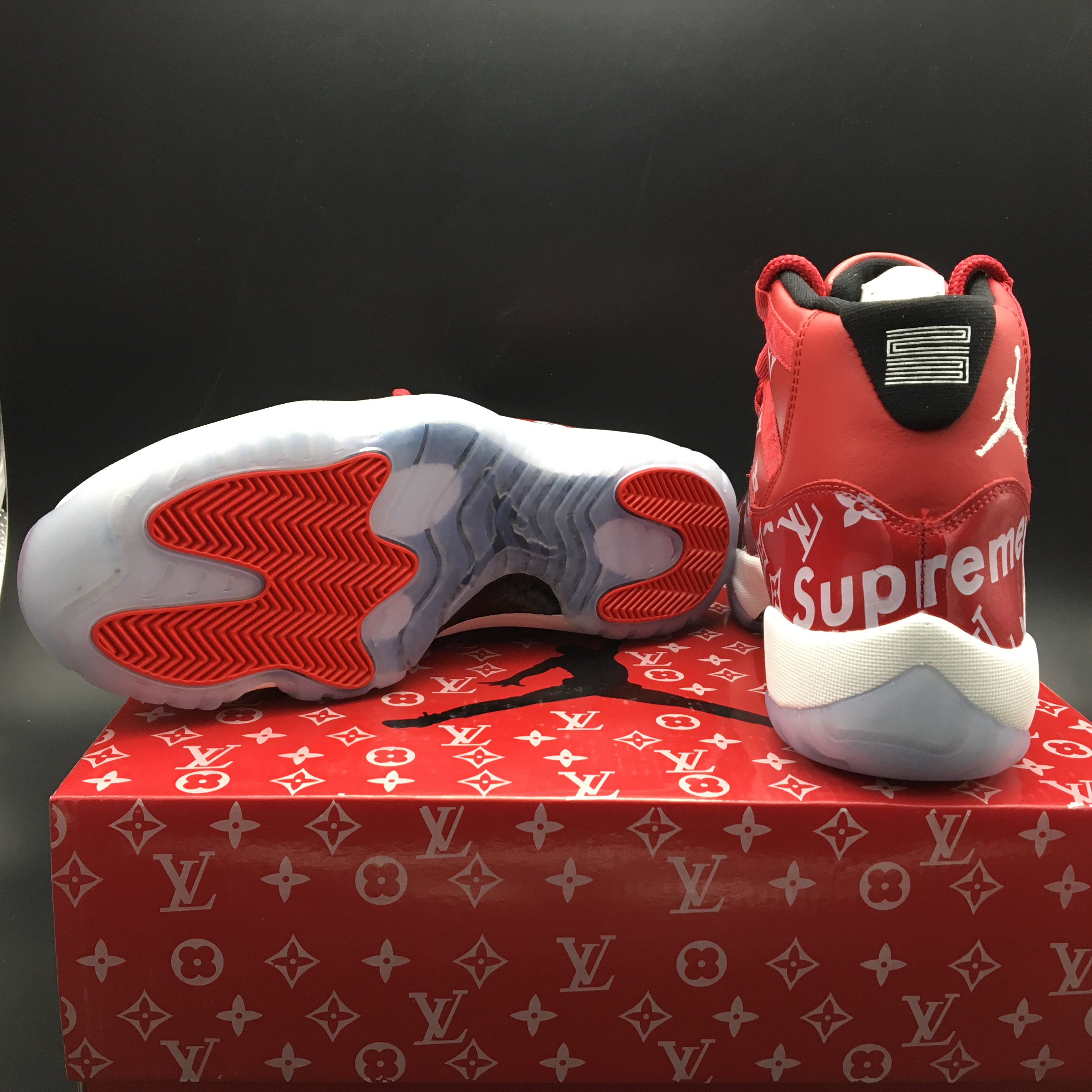 Air Jordan 11 x LsVttn Red