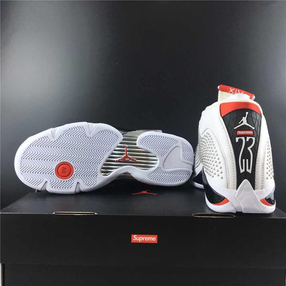 Air Jordan 14 Retro Supreme White BV7630-106