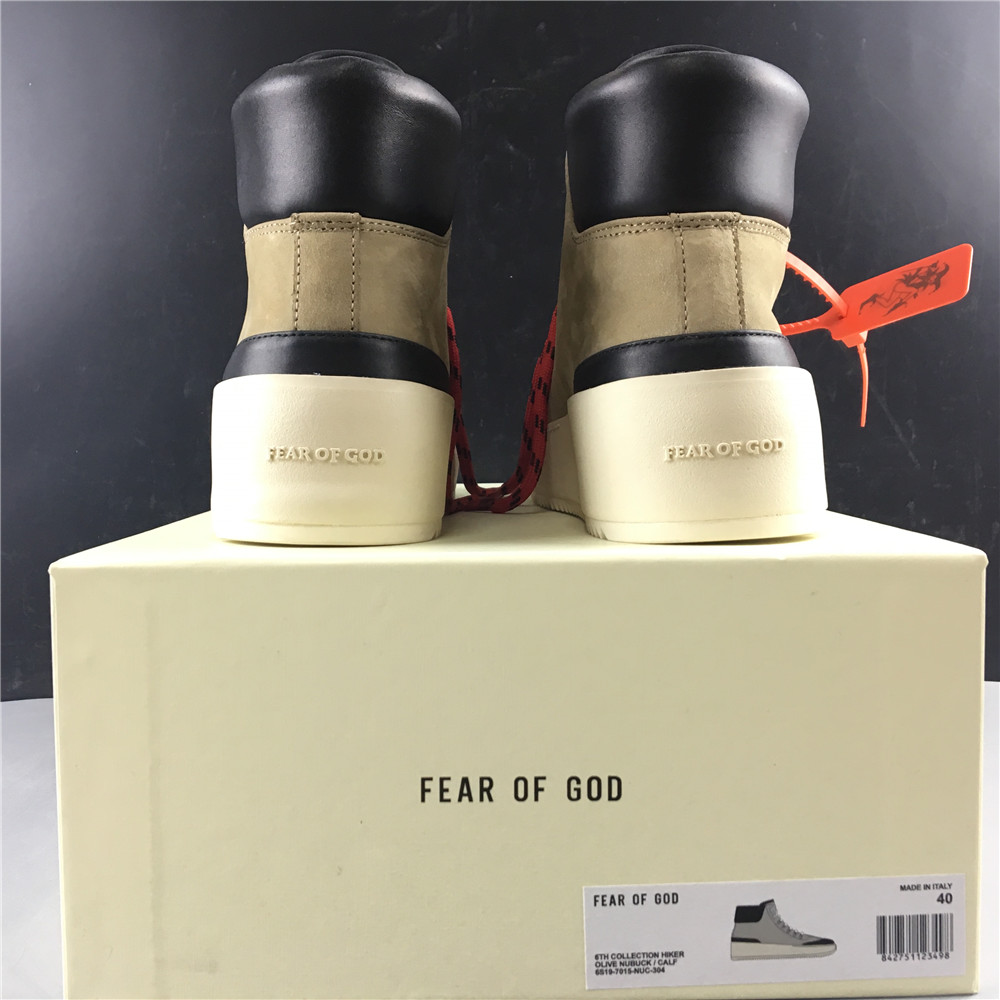 FrfGd 6TH Collection Hiker Olive Nubuck 6S19-7015-304