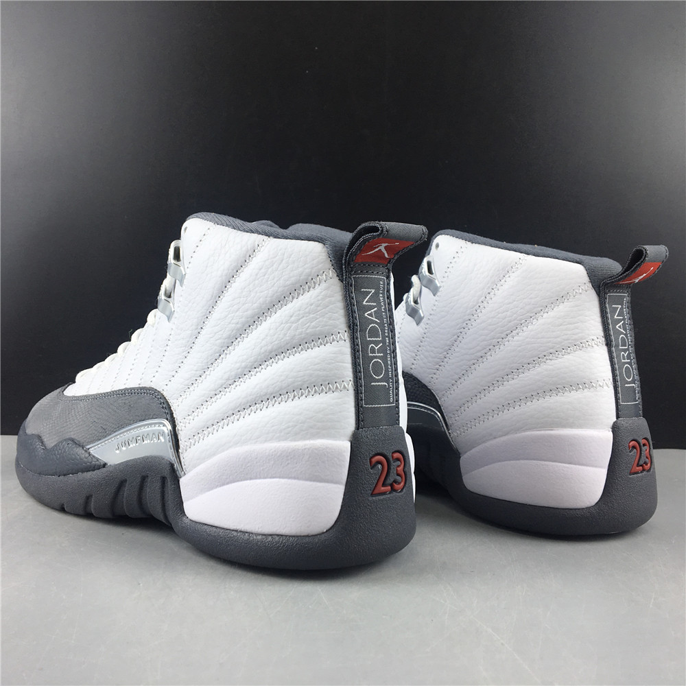 Air Jordan 12 white gray silver 153265-160