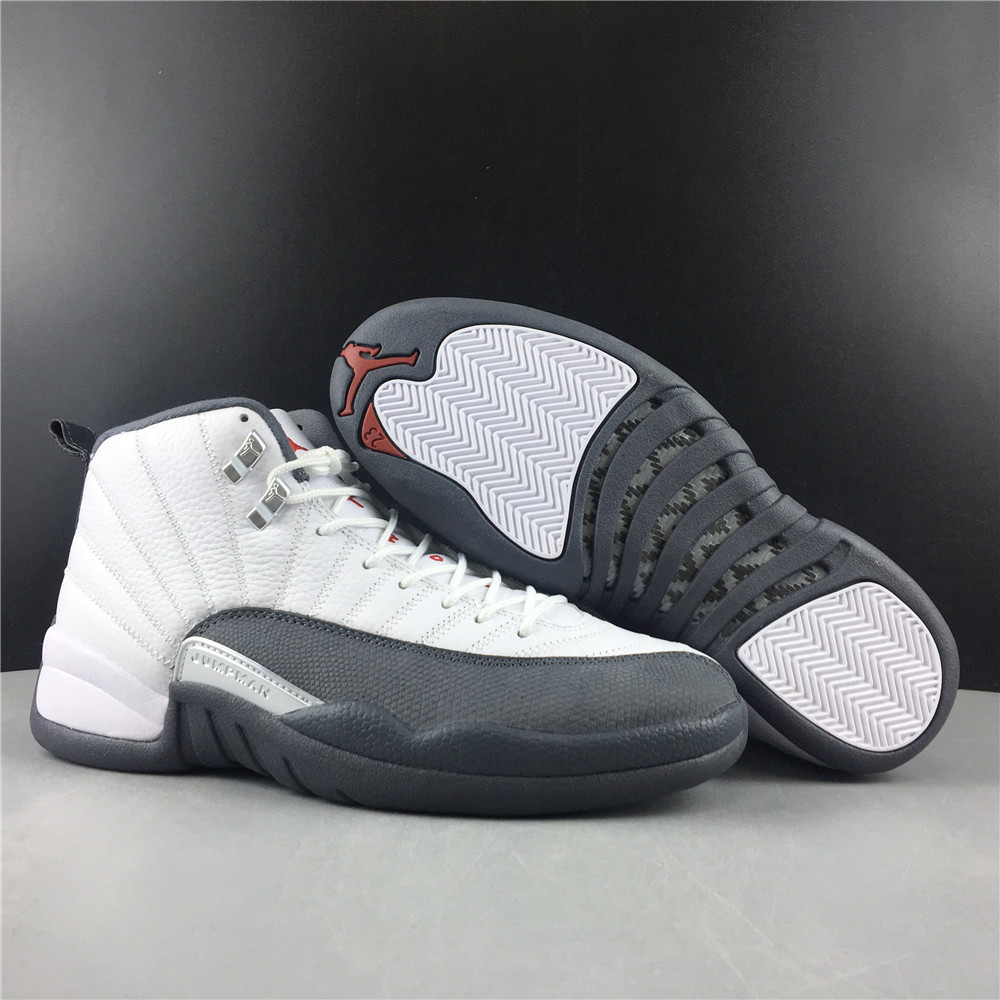 Air Jordan 12 white gray silver 153265-160