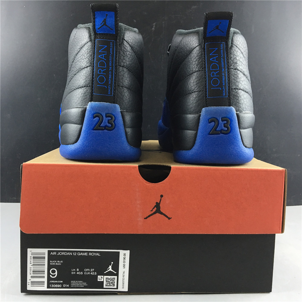 Air Jordan 12 Game Royal black sapphire blue 130690-014