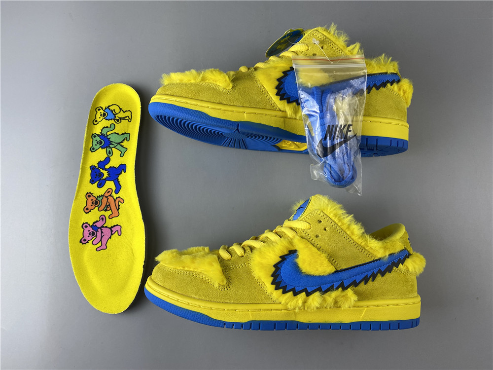 Nike SB Dunk Low Grateful Dead Bears Yellow (2020) CJ5378-700