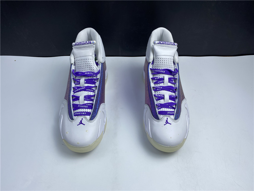 Air Jordan 14 Retro White Purple Multi AJ14-950696