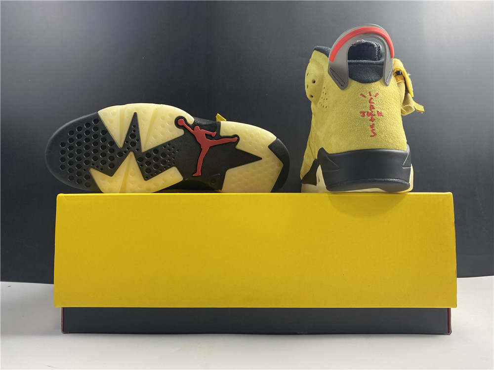 Travis Scott x Air Jordan 6 yellow pocket CN1084-300