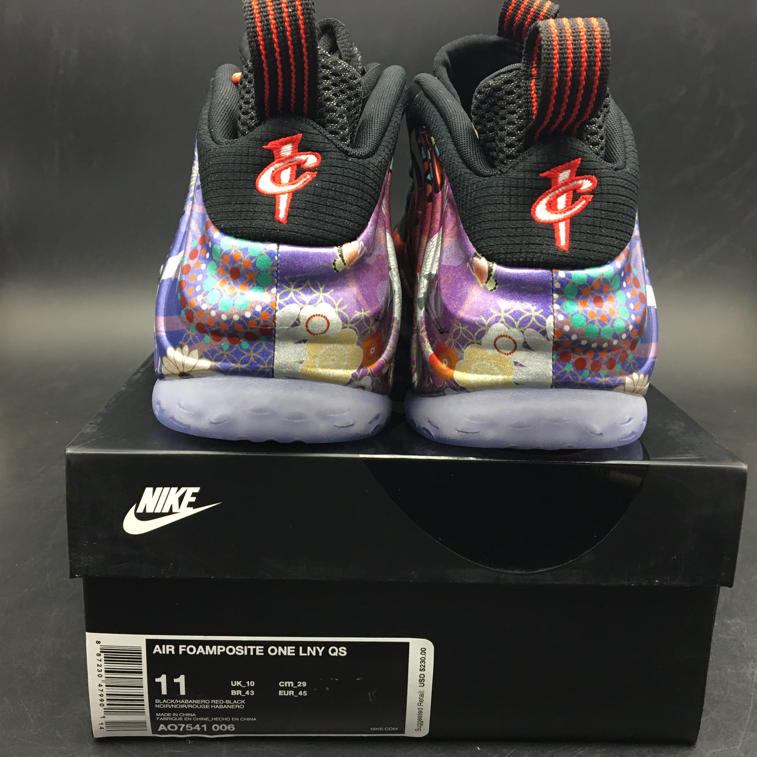 Nike Air Foamposite One CNY Firework spray AO7541-006