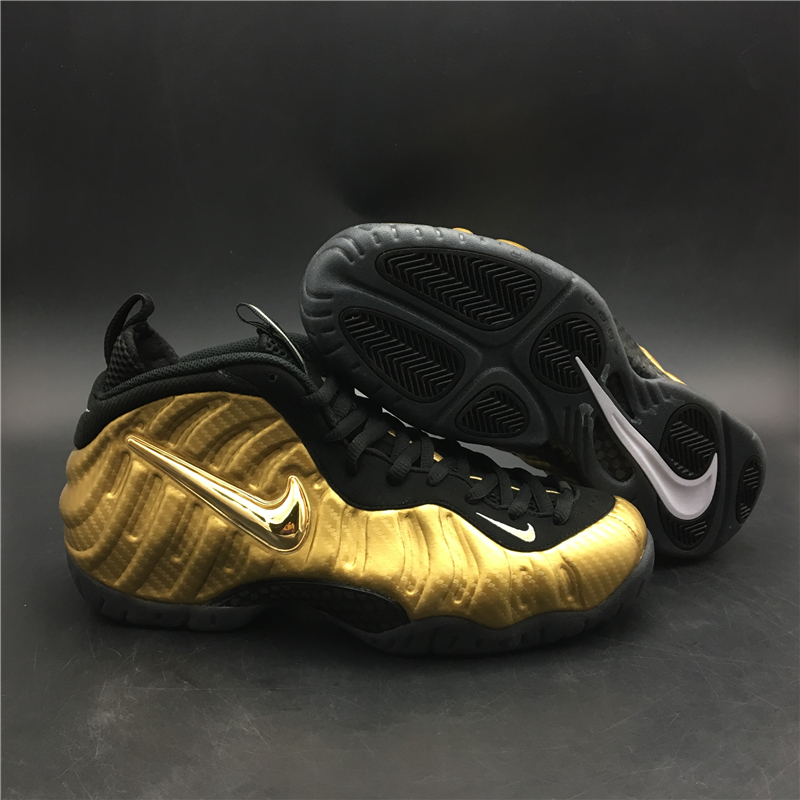 Air Nike Foamposite Pro Metallic Gold 624041-701