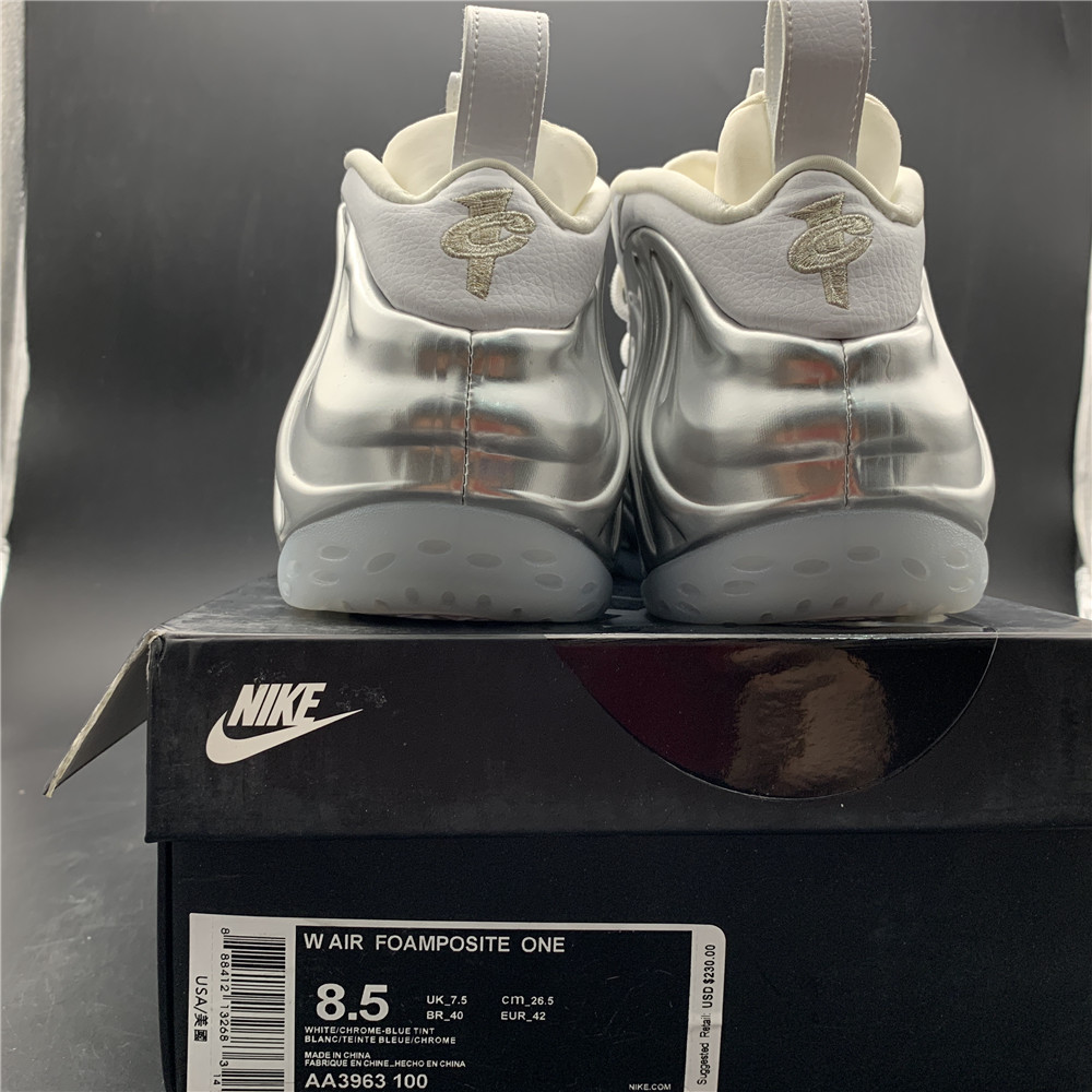 Nike Air Foamposite One Chrome White AA3963-100