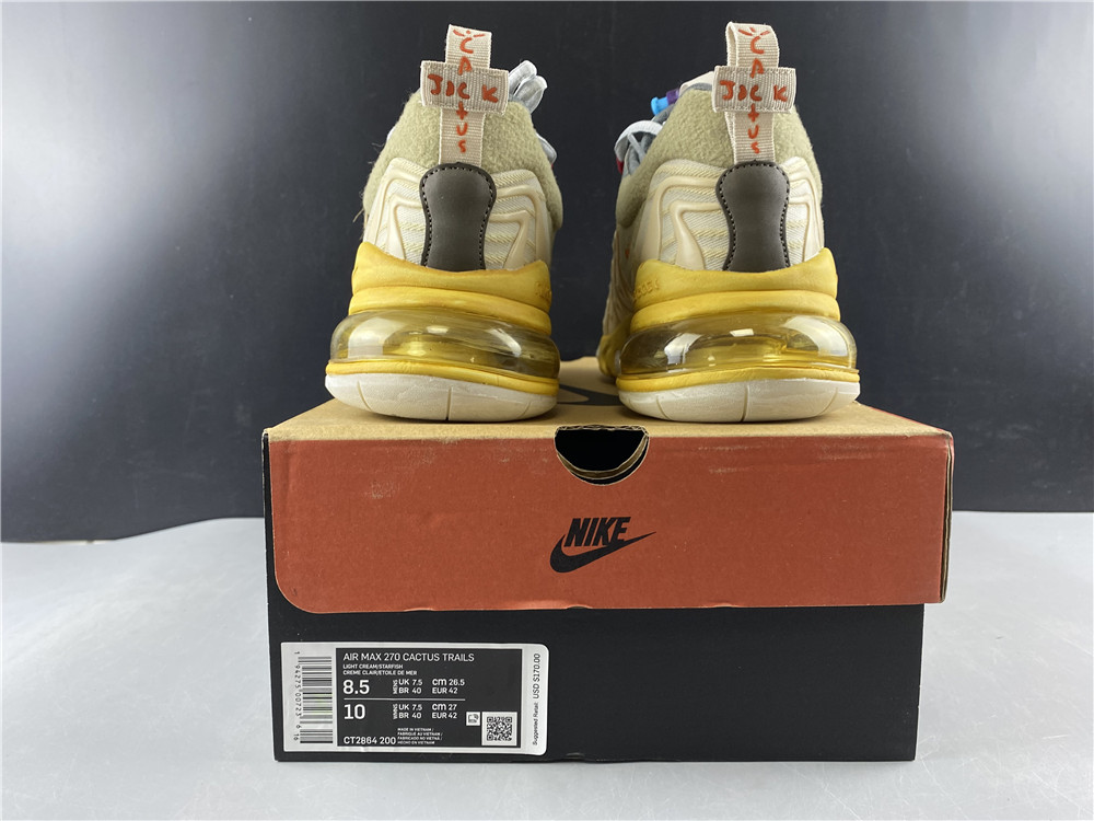 Nike Air Max 270 React ENG Travis Scott Cactus Trails CT2864-200