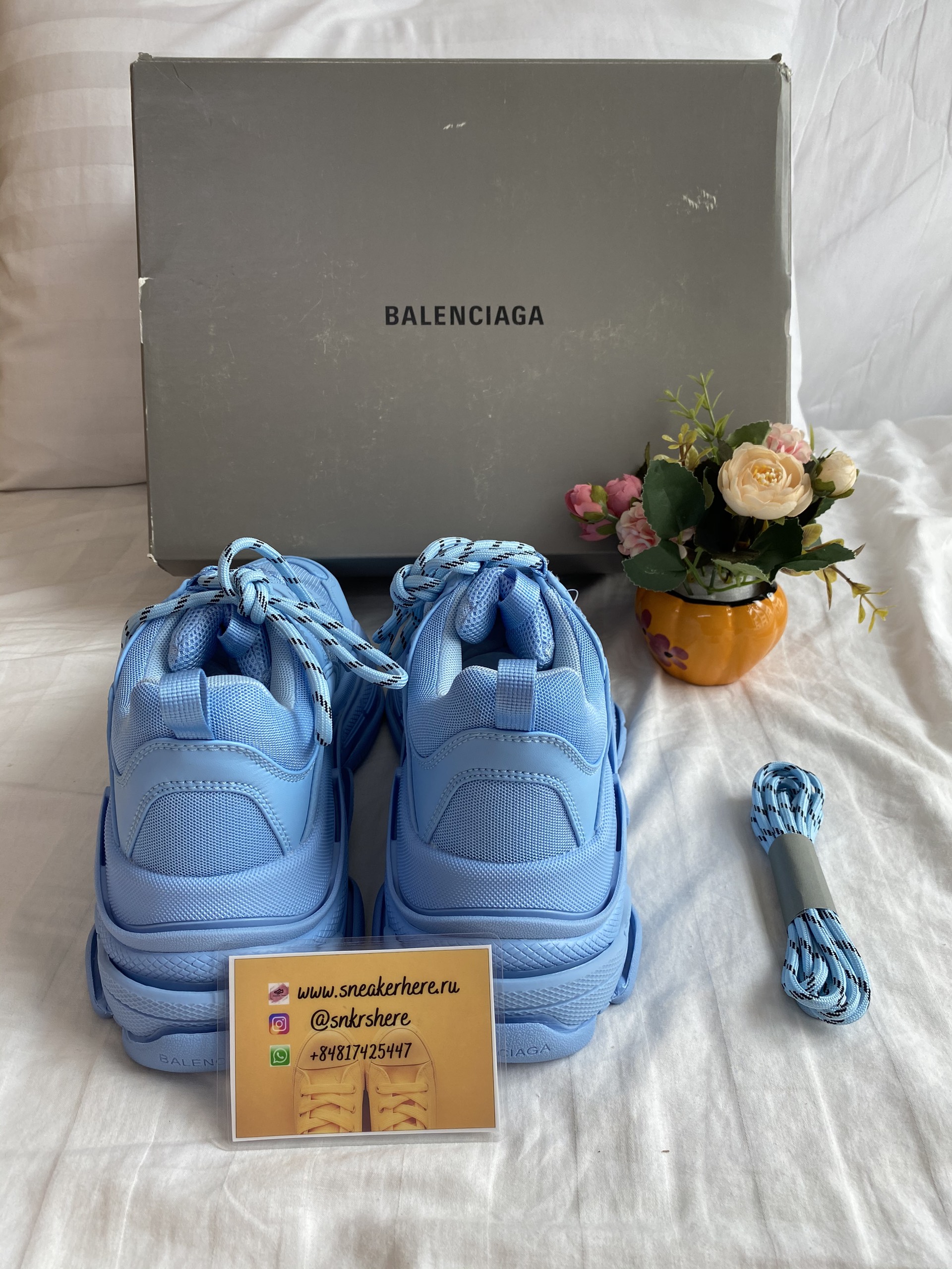 Blncig Triple S Light Blue 524039W2FW14800