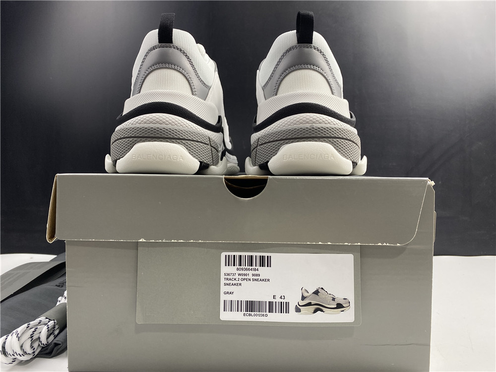 Blncig Triple S Open Sneakers Grey 536737 W0901 9089