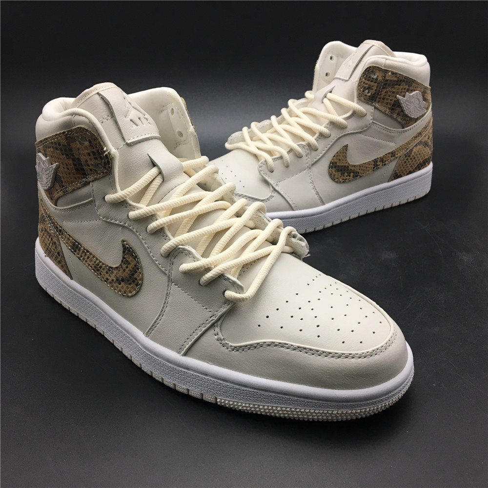 Air Jordan 1 Retro High White Snake AH7389-004
