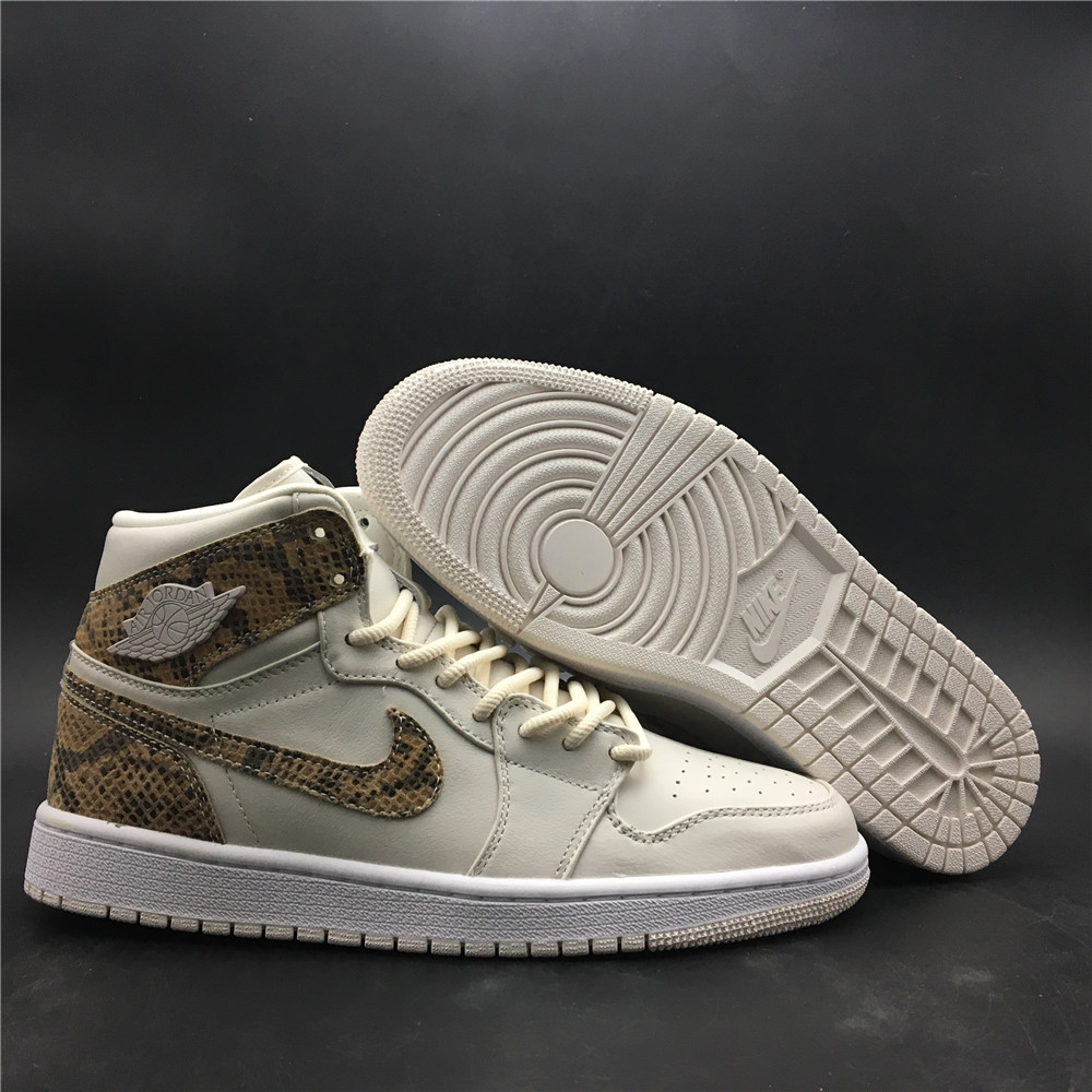 Air Jordan 1 Retro High White Snake AH7389-004