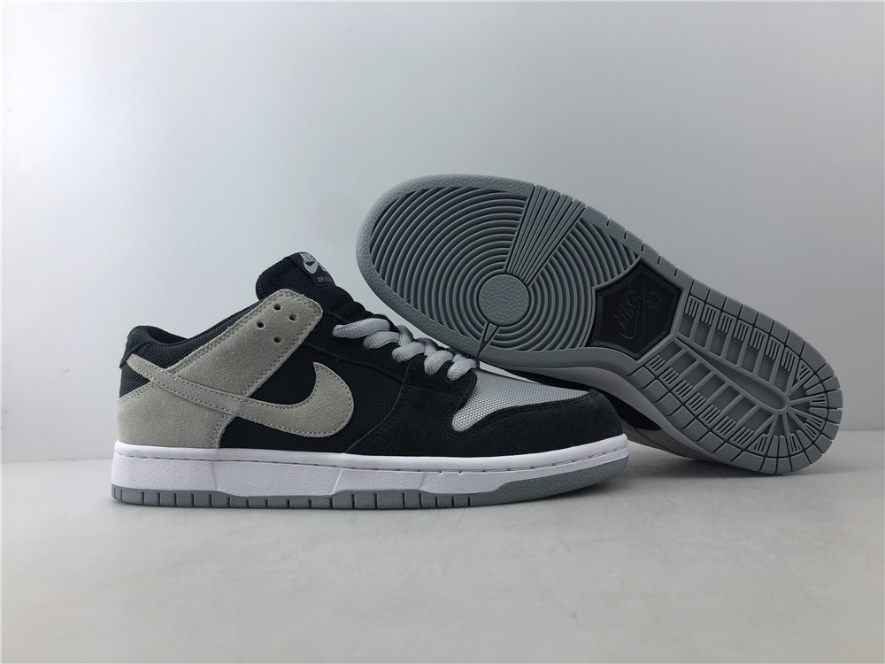 Nike SB Zoom Dunk Low Pro Shadow Black Wolf Grey White 854866-001