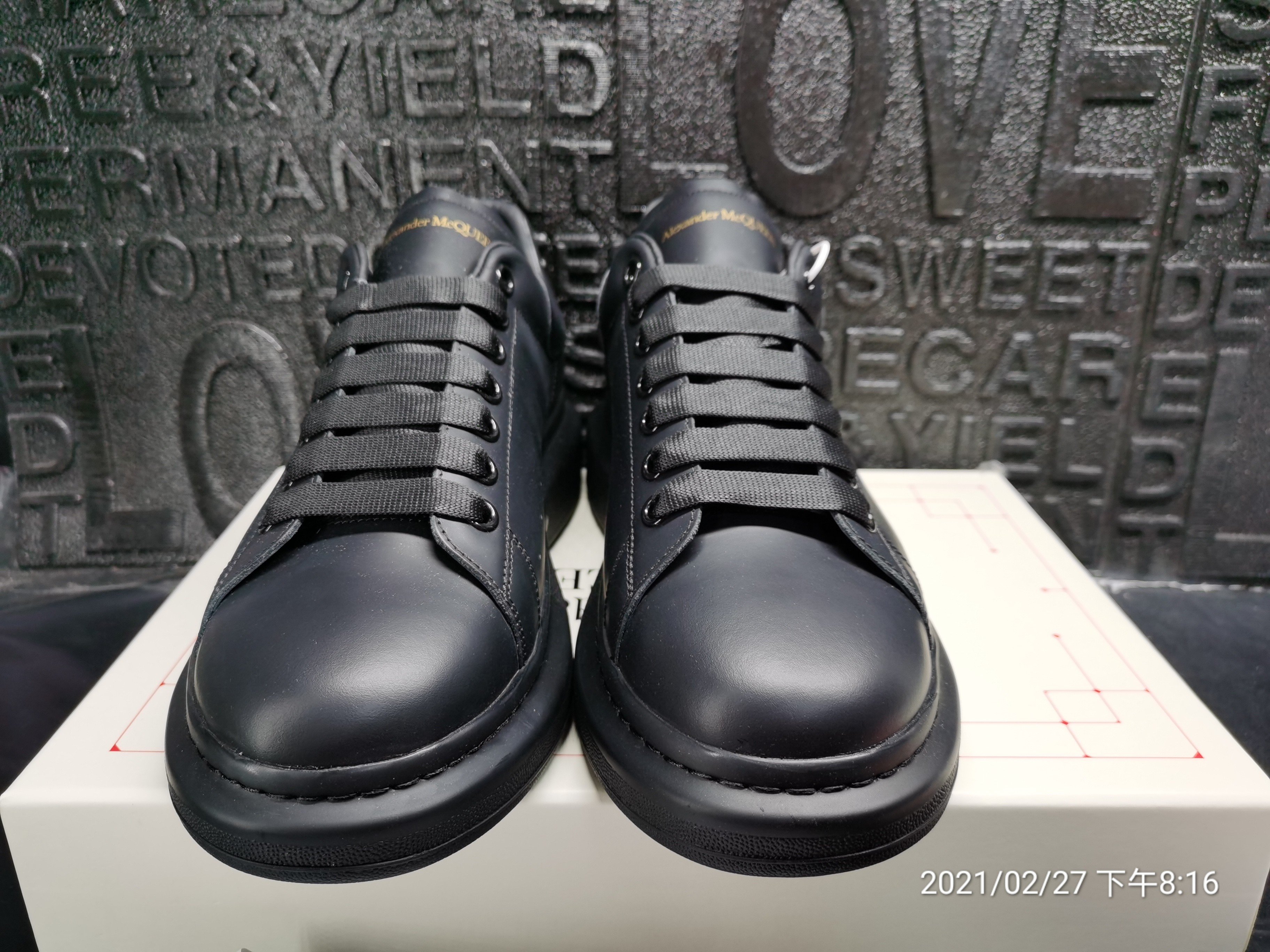 Alxndr McQN Oversized Black 553761 WHGP 01000