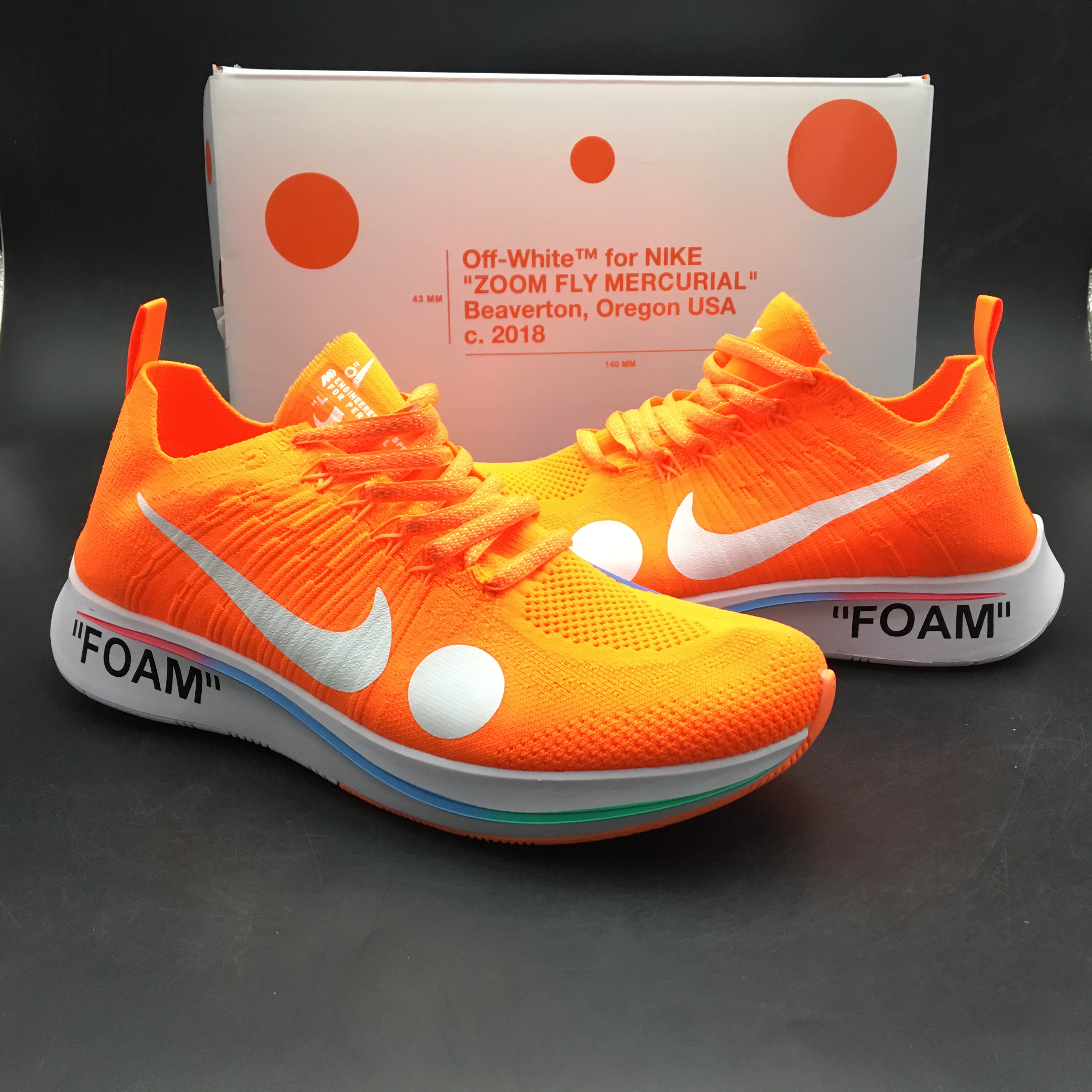 Nike Zoom Fly Mercurial Off-White Total Orange AO2115-800