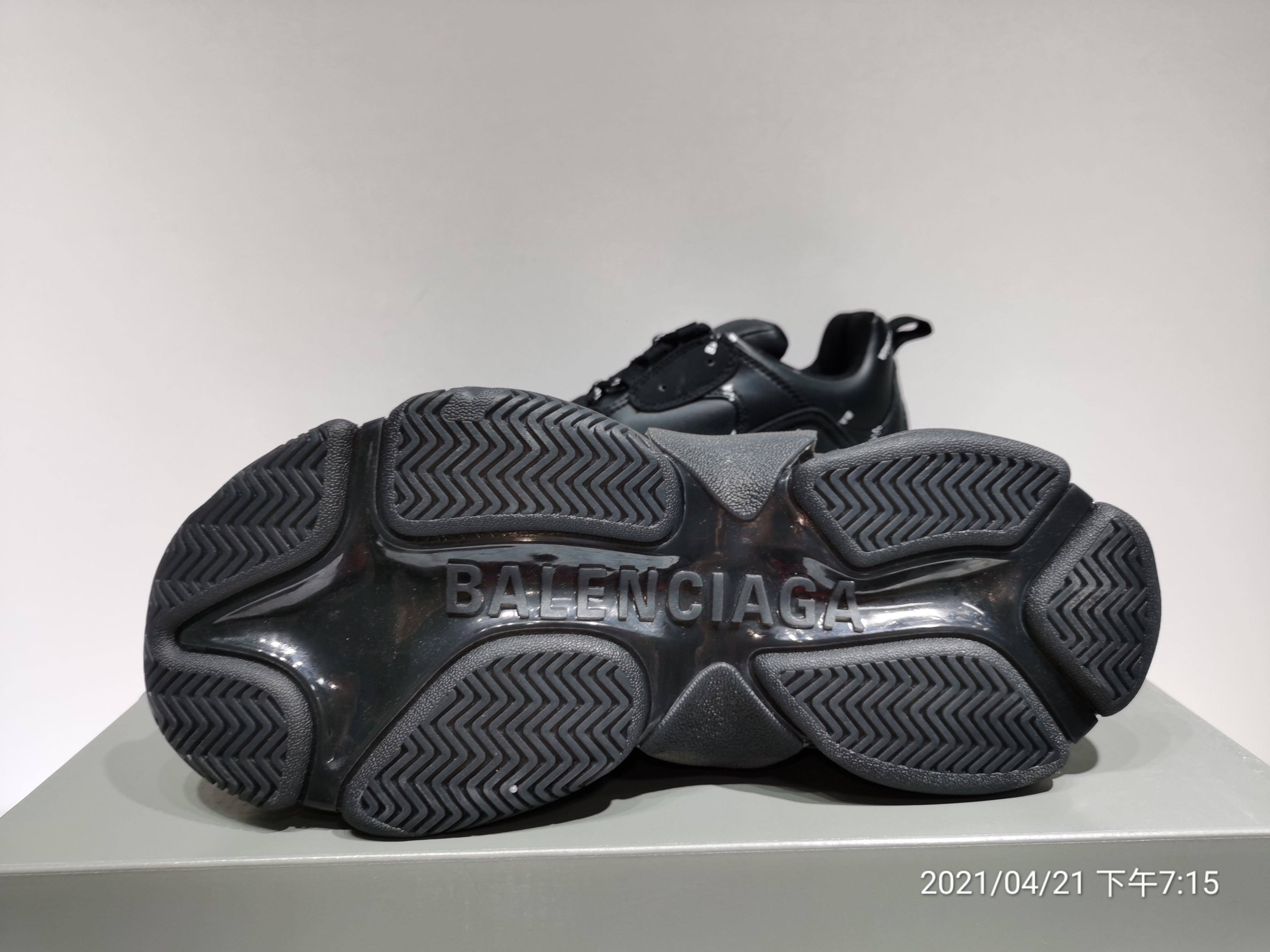 Blncig Triple S Black Logo