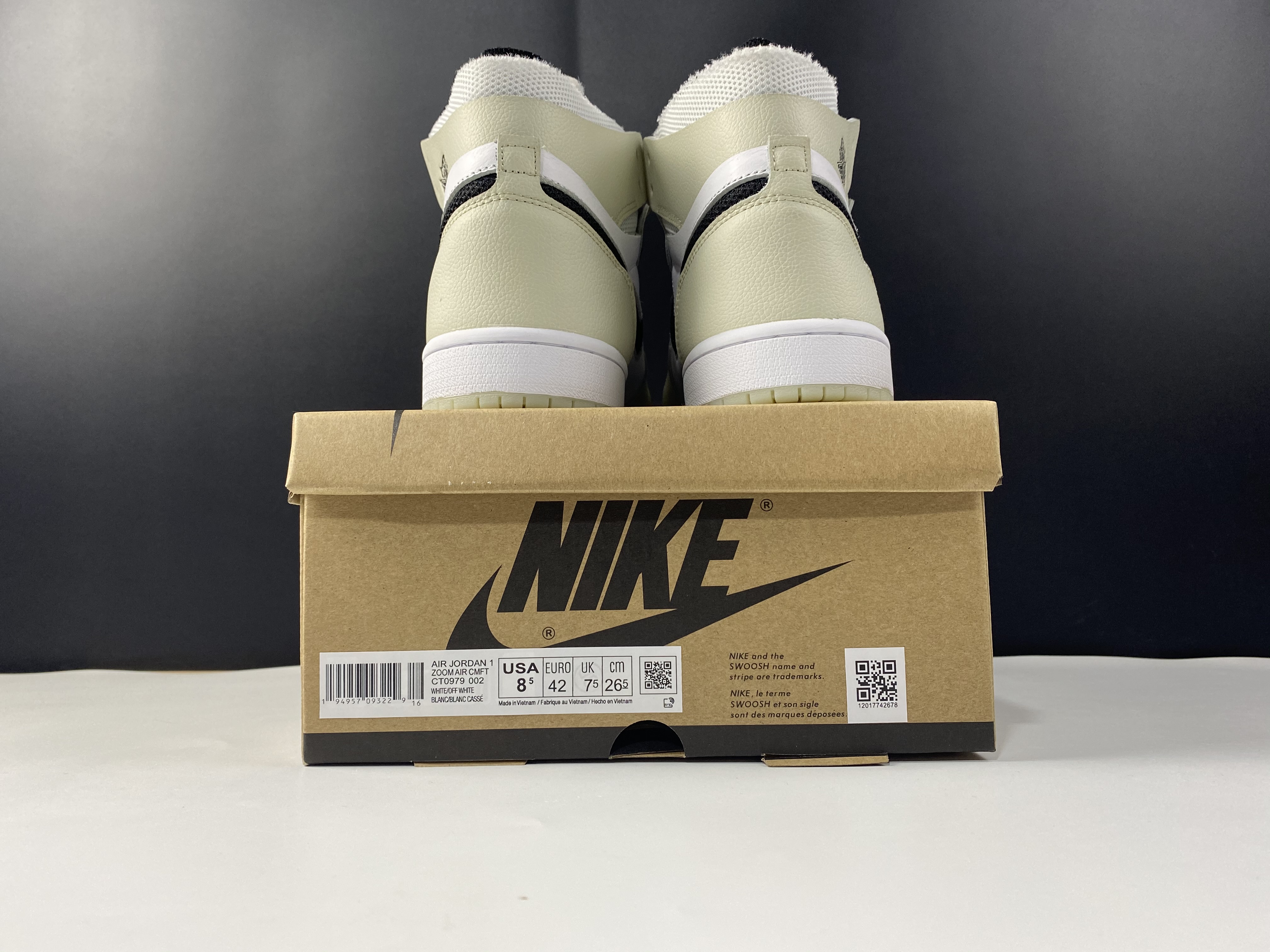 Air Jordan 1 High Zoom CMFT Sail CT0979-002