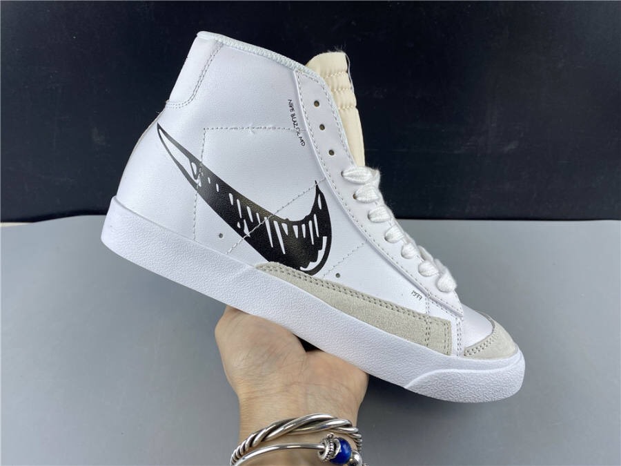 Nike Blazer Mid 77 Sketch White Black CW7580-101