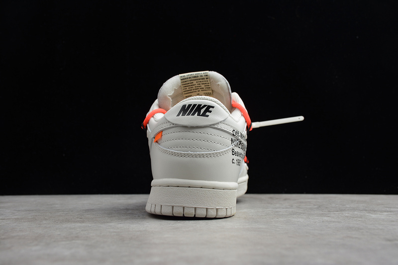 Off-White x Nike SB Dunk Low LTHR OW Beige White  CT0856-900