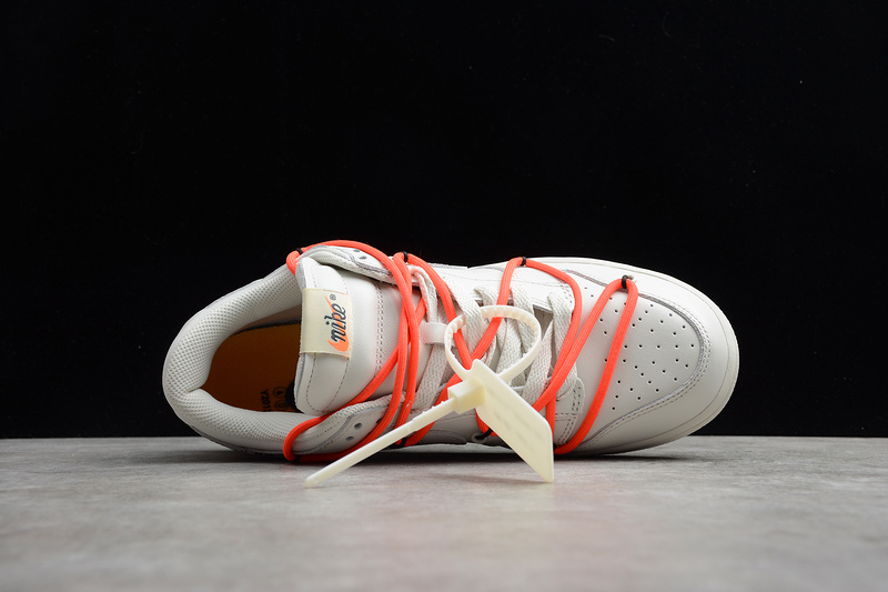 Off-White x Nike SB Dunk Low LTHR OW Beige White  CT0856-900