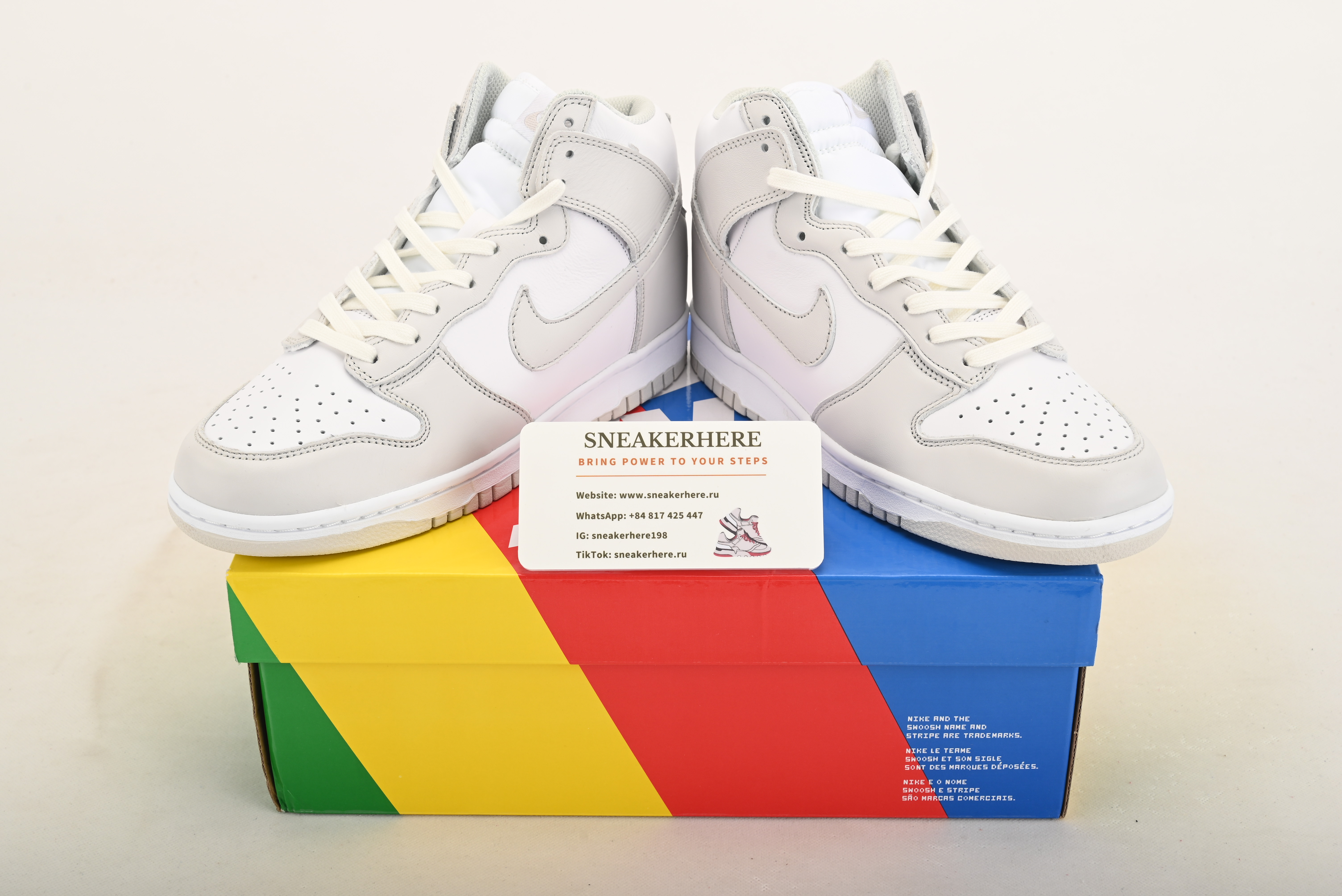 Nike Dunk High Retro White Vast Grey (2021) DD1399-100