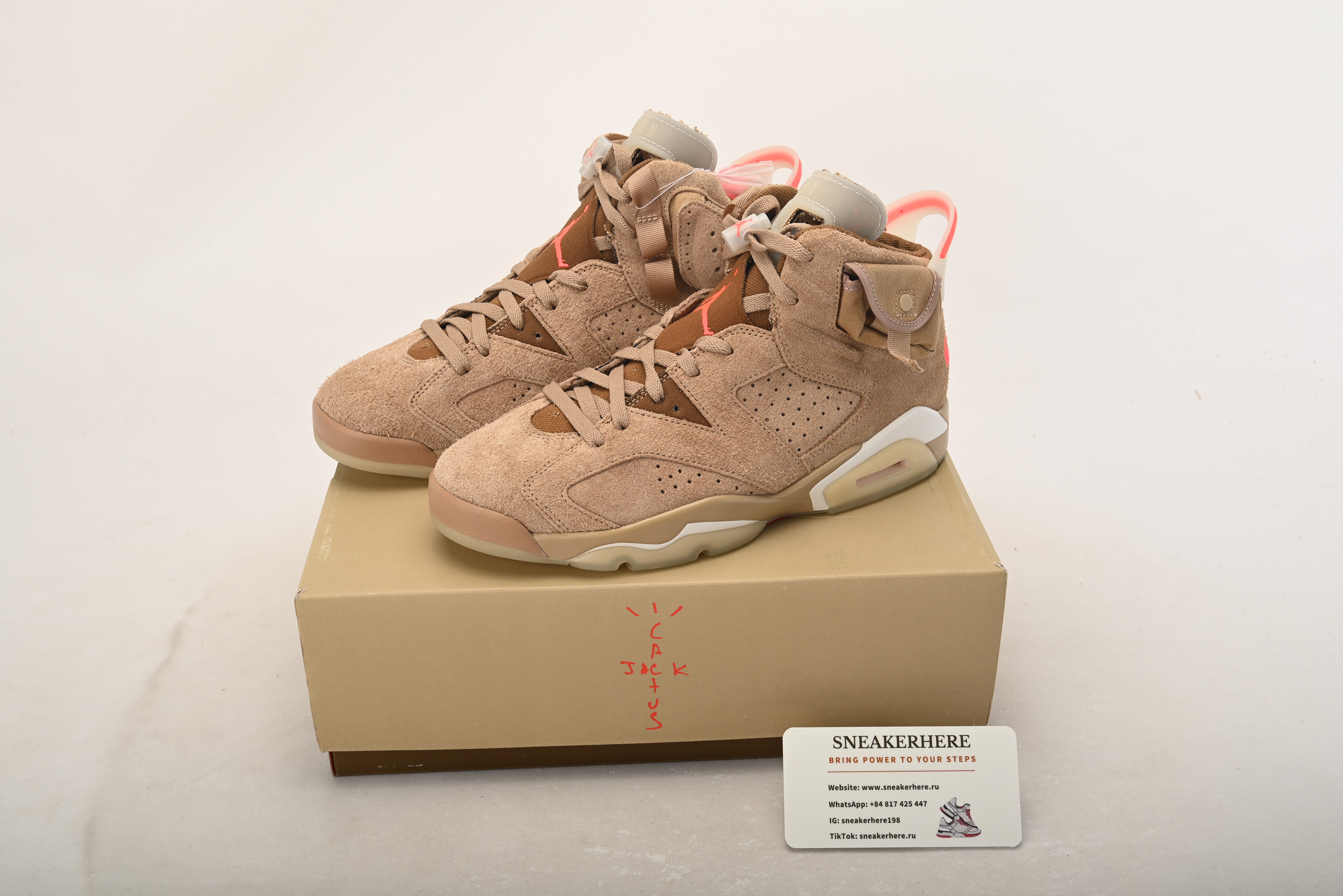 Air Jordan 6 Retro Travis Scott British Khaki  DH0690-200