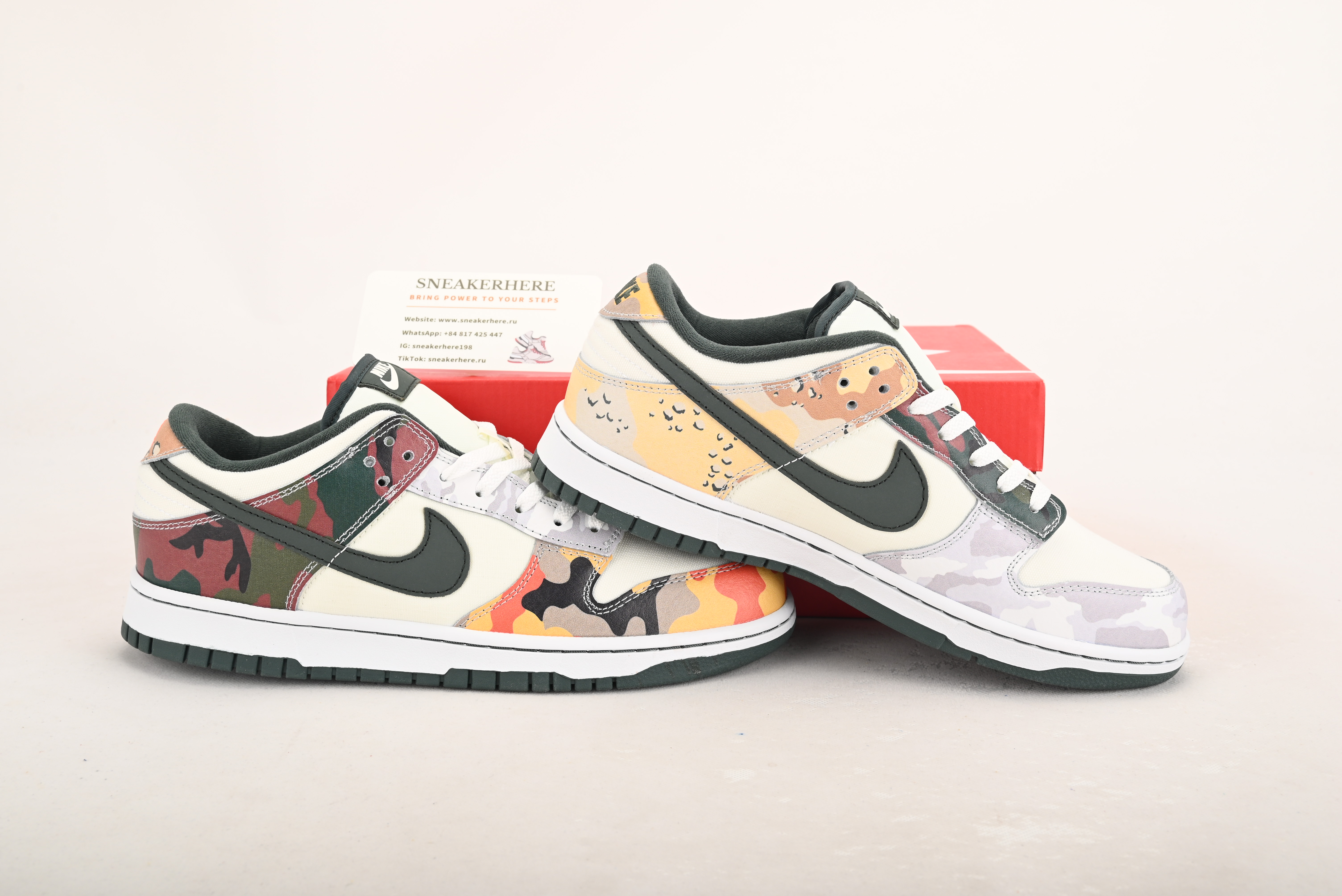 Nike Dunk Low Sail Multi-Camo DB1909-100
