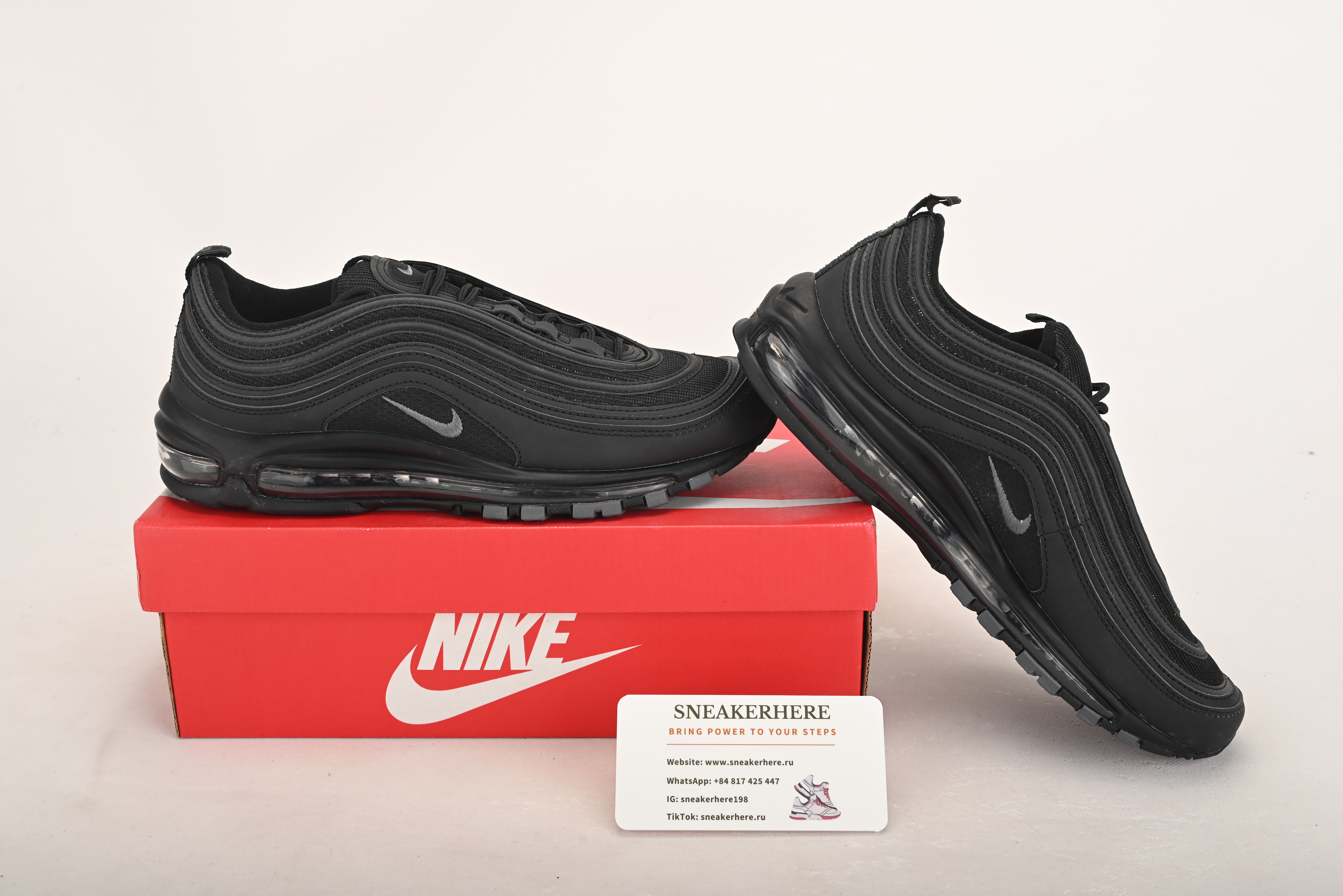Nike Air Max 97 Black Dark Grey 921733-001