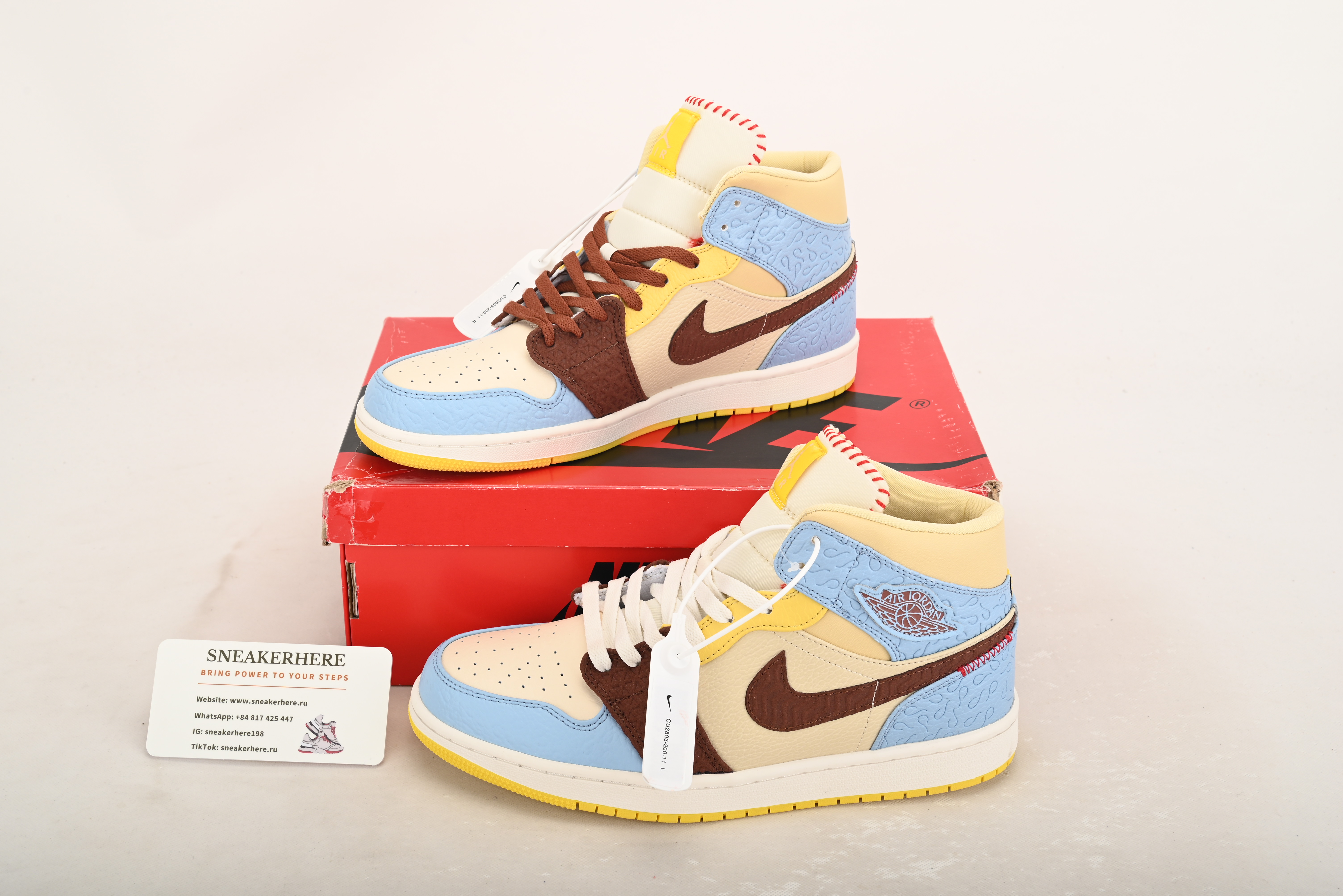 Air Jordan 1 Mid SE Fearless Maison Chateau Rouge CU2803-200