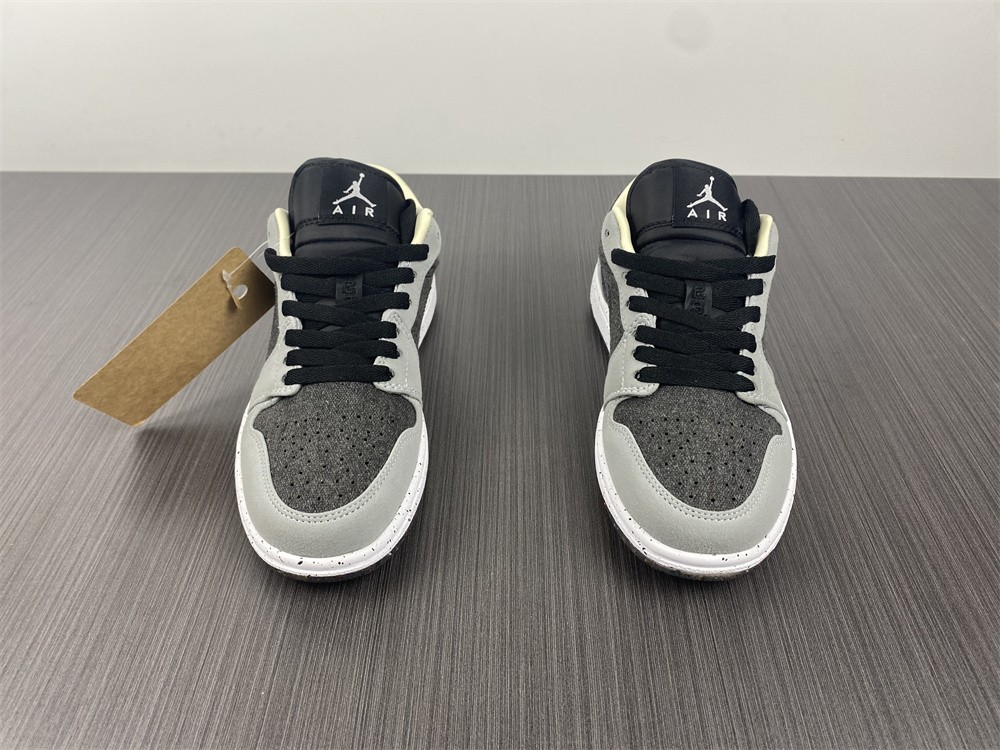 Air Jordan 1 Low Crater Black Grey DM4657-001