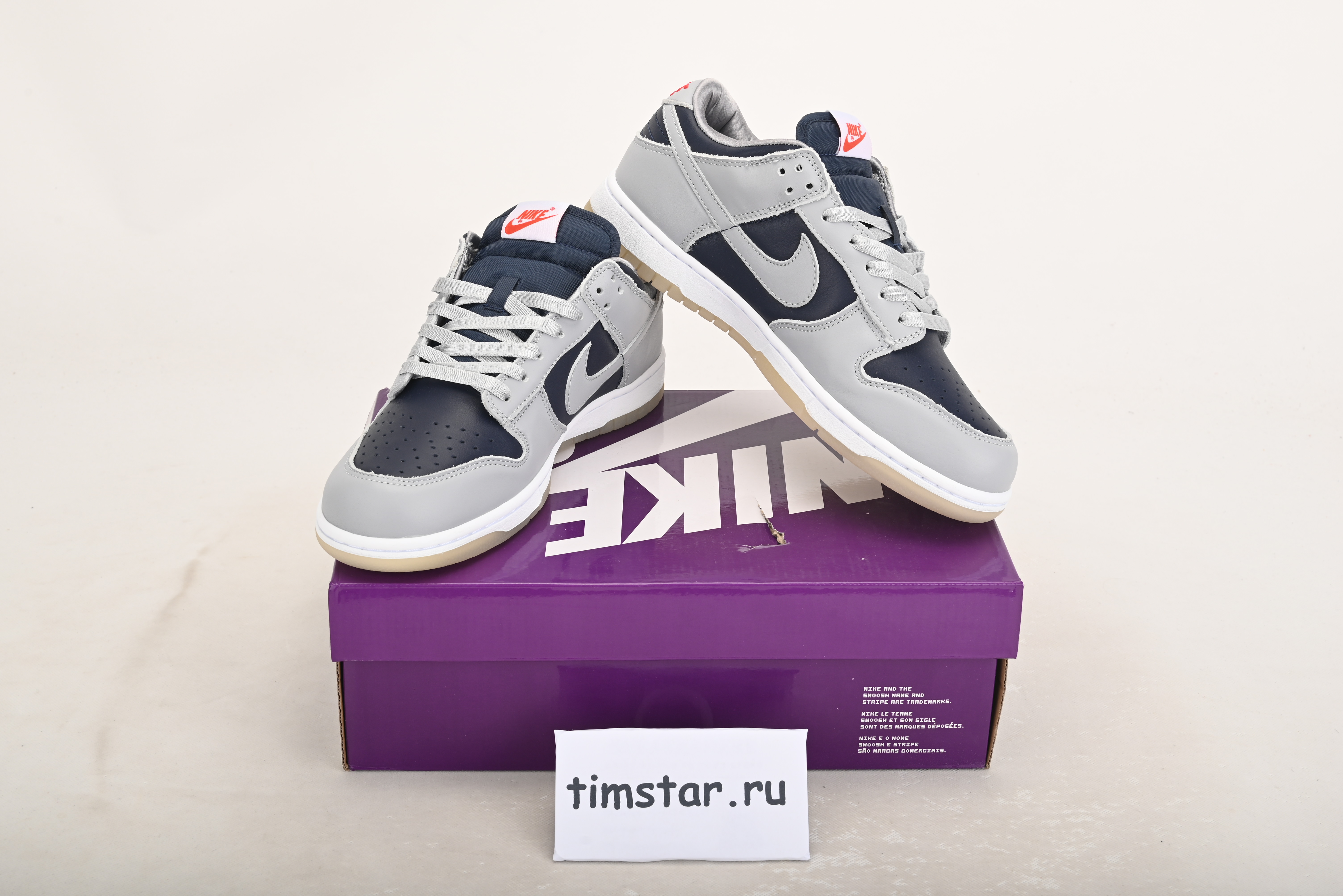 Nike Dunk Low College Navy Grey (W) DD1768-400