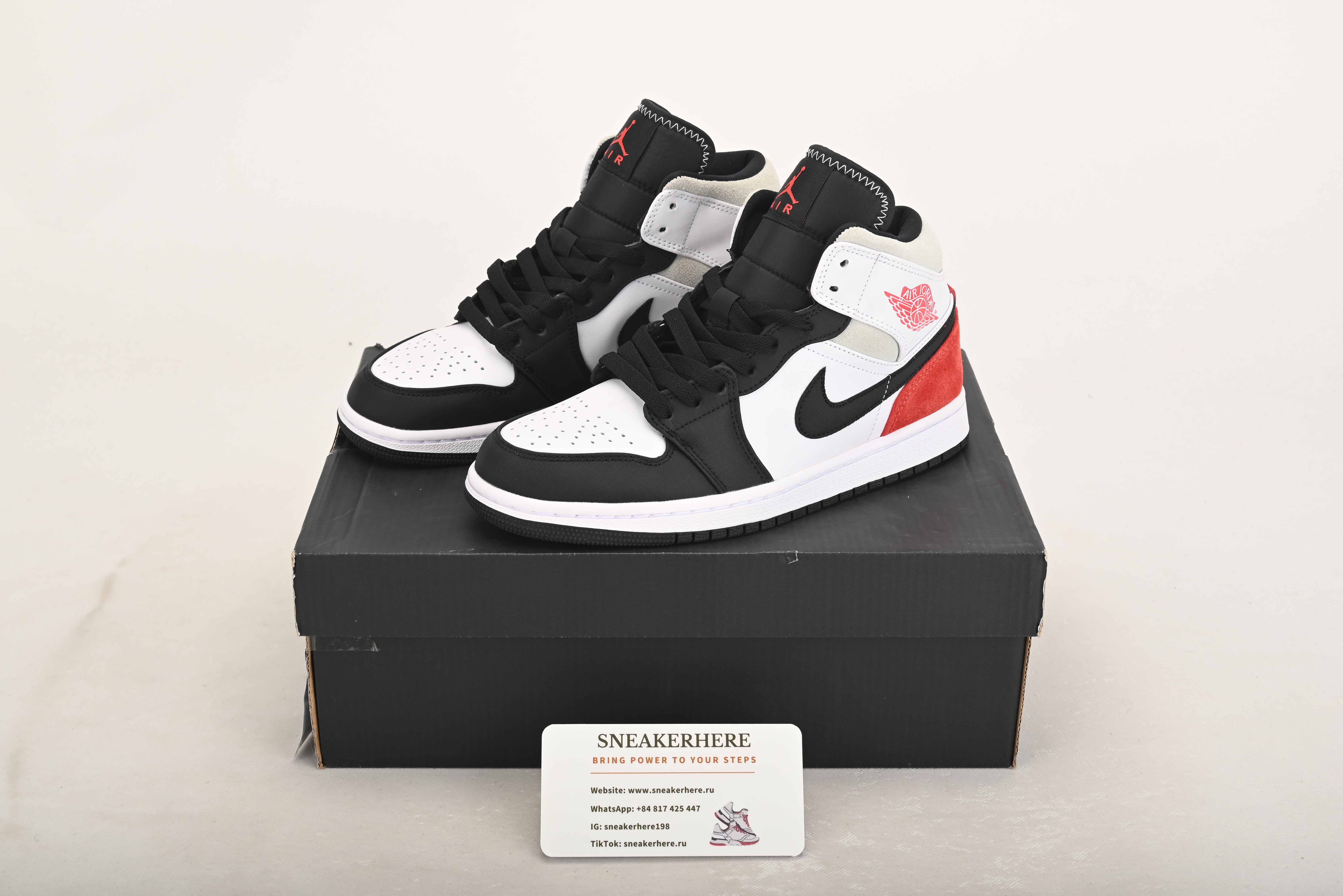 Air Jordan 1 Mid SE Union Black Toe 852542-100